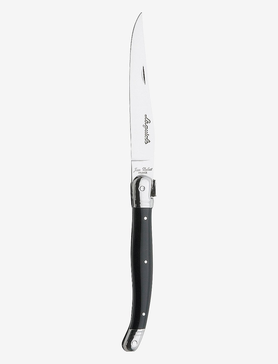 Jean Dubost - KNIFE WITH SMOOTH BLADE, 2,5 MM THICKNESS - black - 0