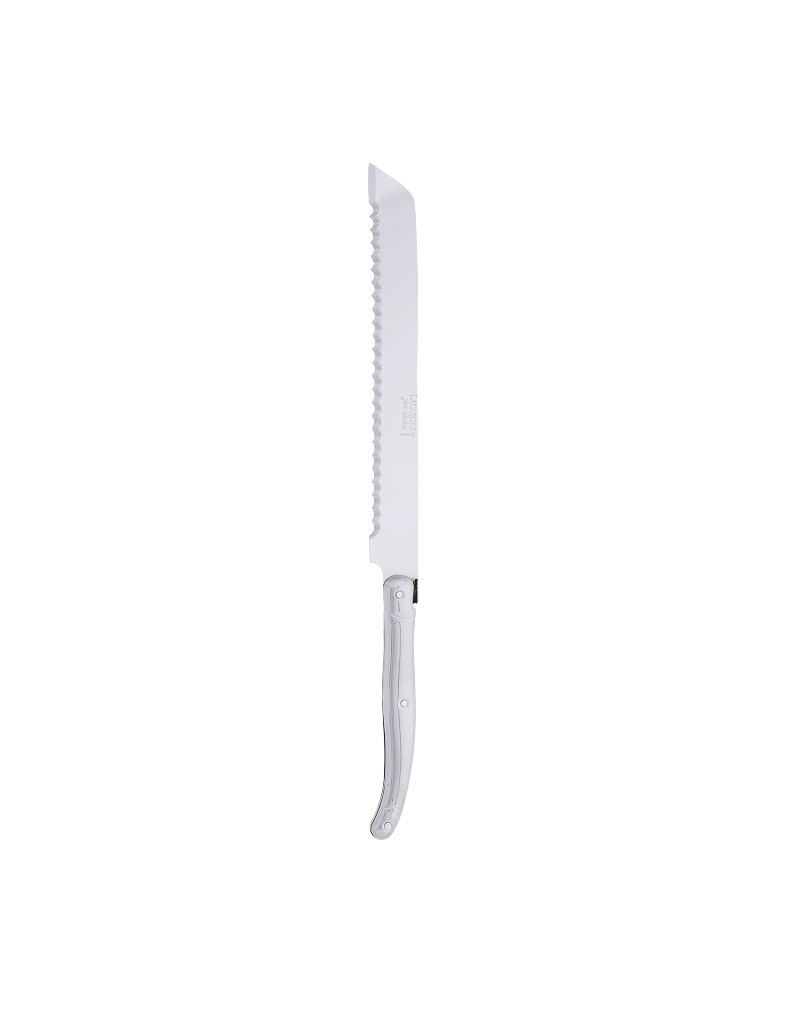 Jean Dubost Laguiole Brød Kniv M. Rustfrit Stål Håndtag, L30.7 cm, Knives & Accessories, Silber - Bread Knives, Homeware