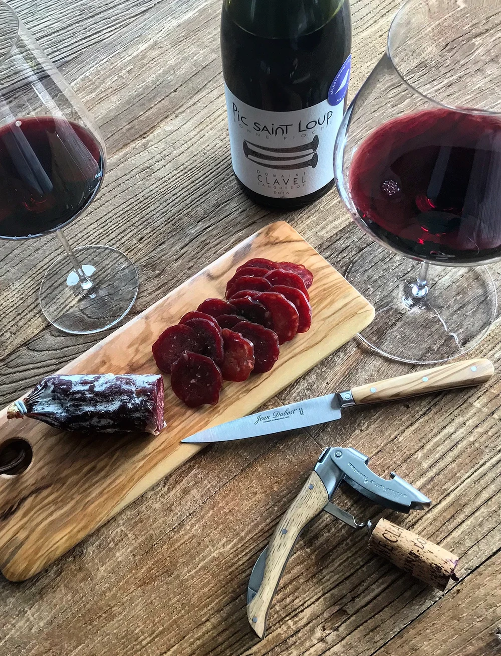 Jean Dubost - Corkscrew laguiole - ouvre-bouteilles et bouchons de vin - brown - 1