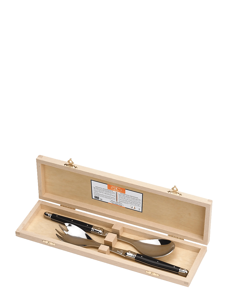 Jean Dubost - SALLAD SET - salatbesteck - black - 0