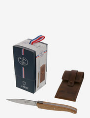 Jean Dubost - LAGUIOLE POCKET KNIFE, FULL HANDLE OAK WOOD PEFC - citi virtuves piederumi - brown - 0