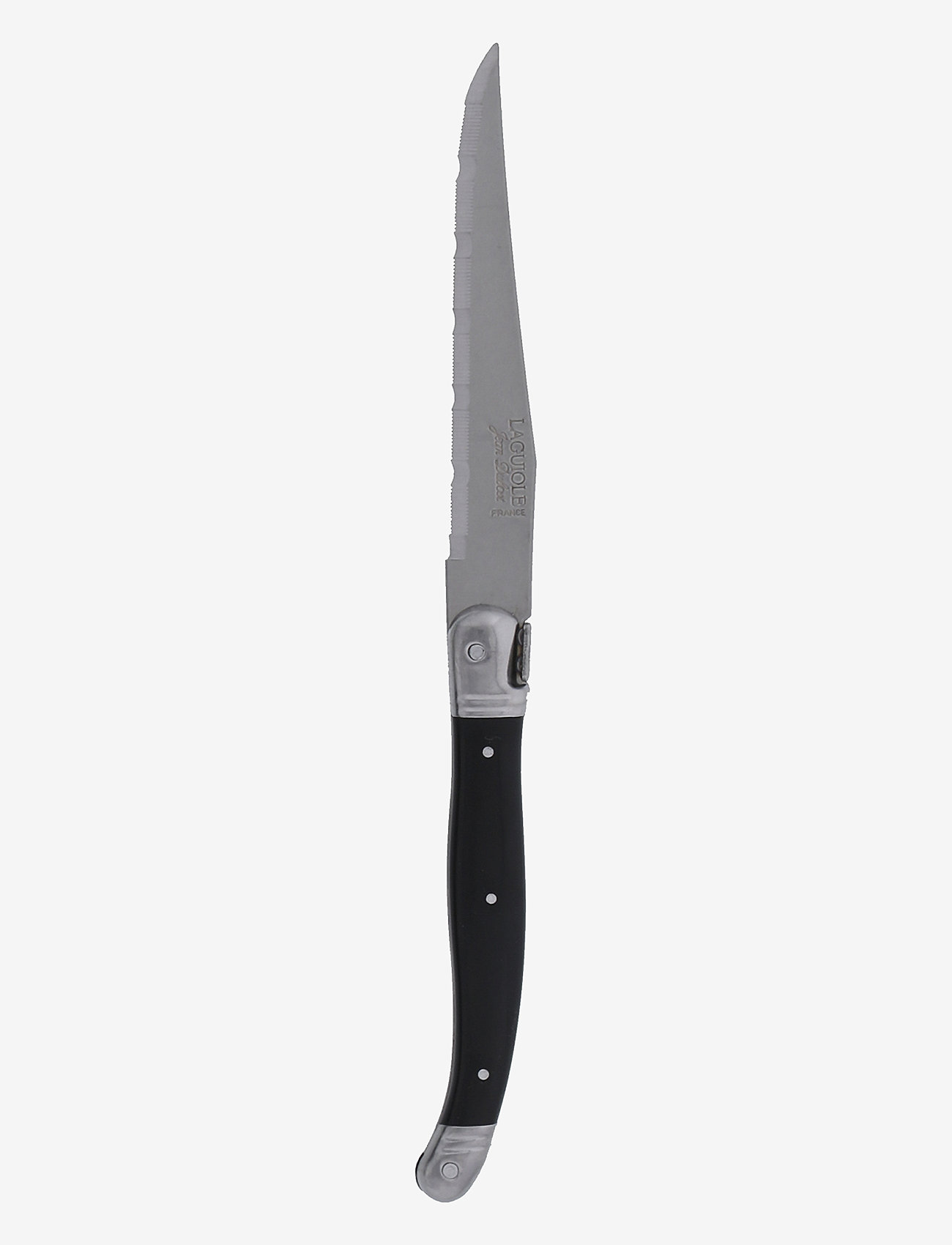 Jean Dubost - Knife block w / 6 steak knives - black - 1