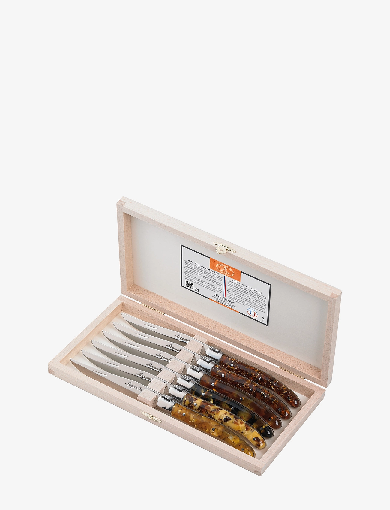JEAN DUBOST Knivsæt Laguiole Braun - One Size - Unisex