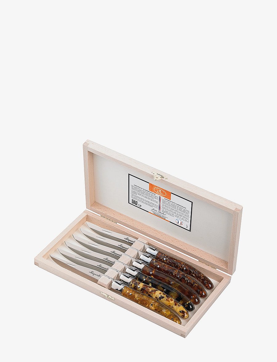 Jean Dubost - Knife set Laguiole - nach preis einkaufen - brown - 1
