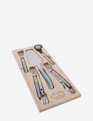 Jean Dubost - Cake cutlery 7 pcs laguiole - stalo įrankių komplektai - purple, pink, yellow, green, blue, ivory - 0