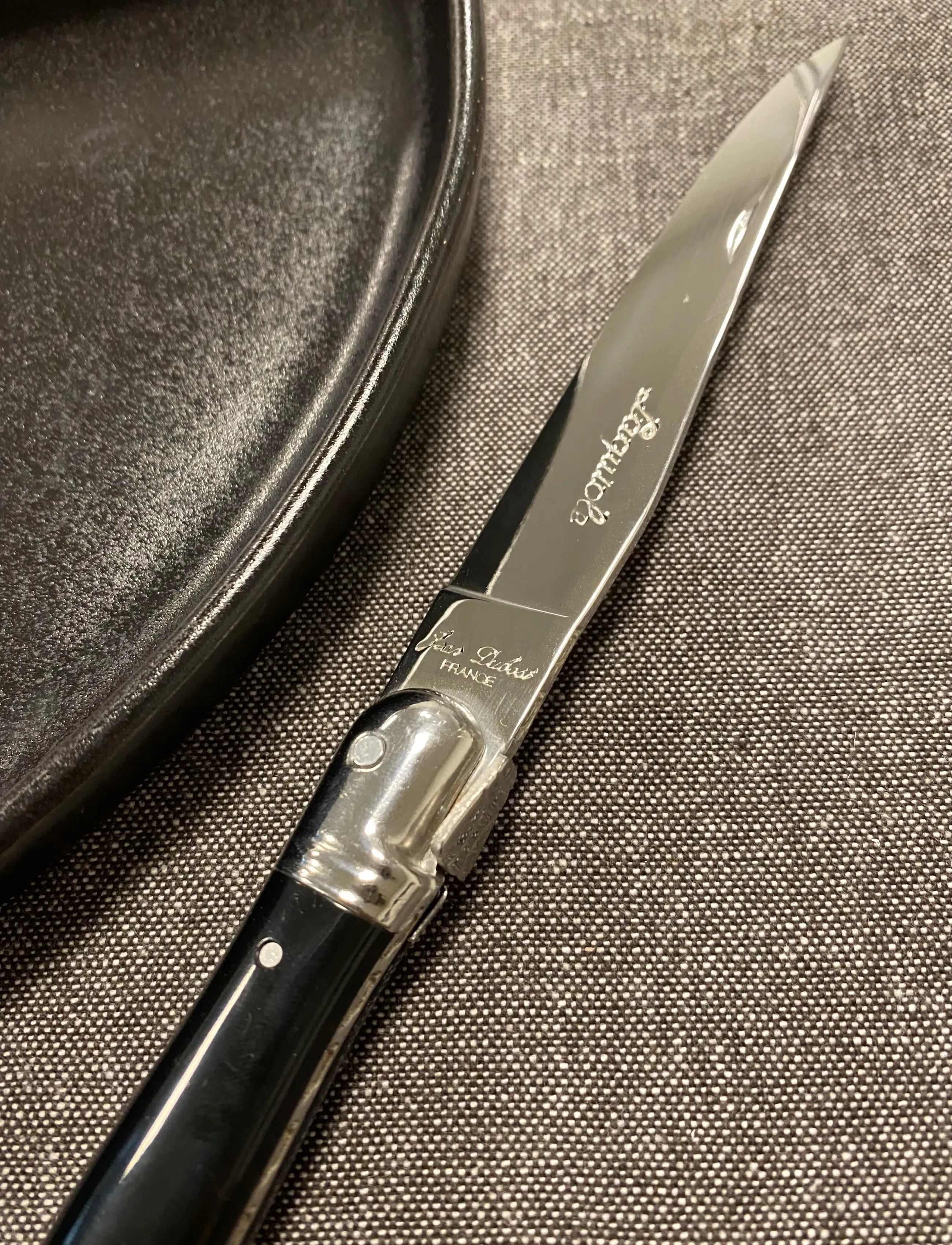Jean Dubost - Laguoile LF Cutlery set 12 pces - bestickset - black - 2