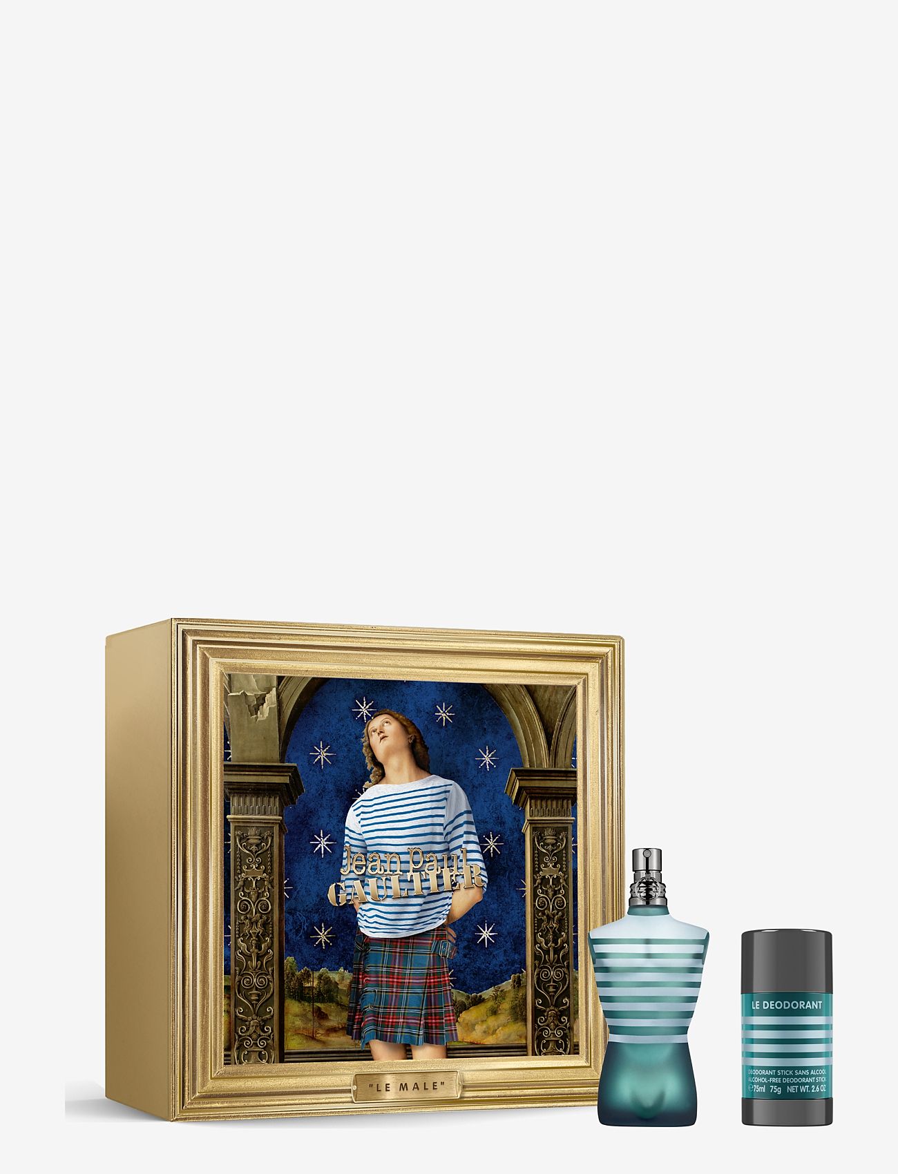 Jean Paul Gaultier - Le Male Edt 75ml & deo stick 75gr 150 ML - transparent - 0