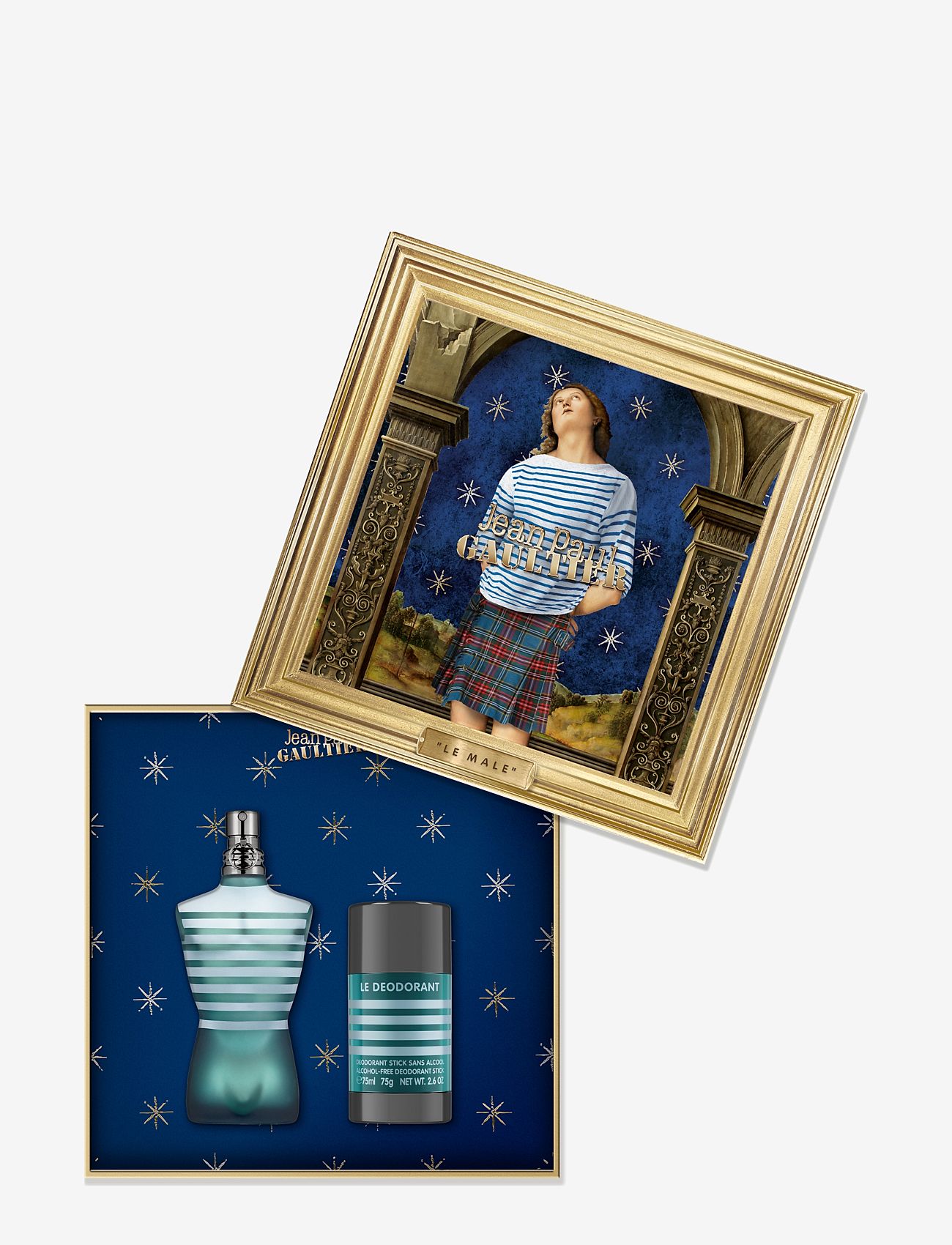 Jean Paul Gaultier - Le Male Edt 75ml & deo stick 75gr 150 ML - transparent - 1