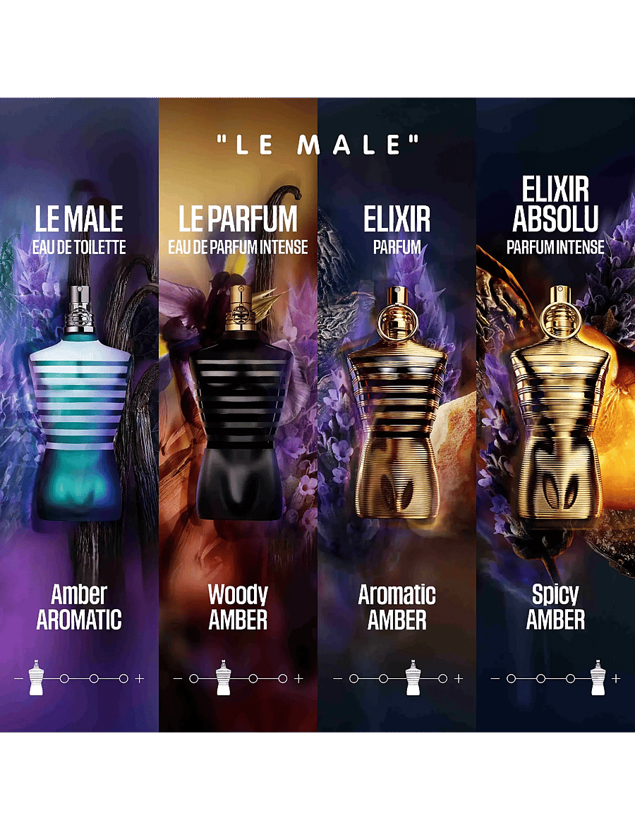 Jean Paul Gaultier - JEAN PAUL GAULTIER LE MALE ELIXIR PARFUM - til ham - clear - 4
