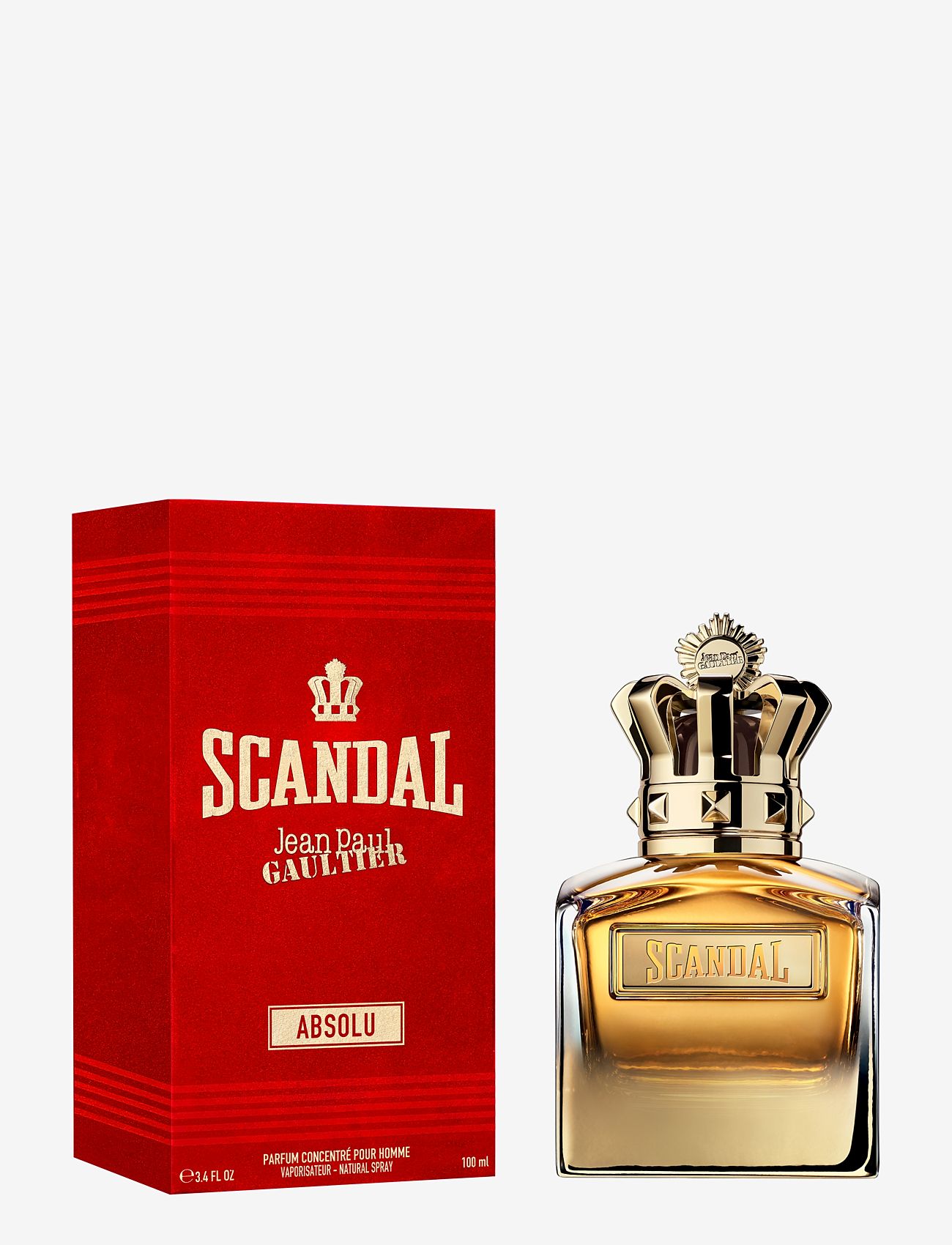 Jean Paul Gaultier - Jean Paul GAULTIER Scandal Absolu Him Eau de parfum 100 ML - till honom  - clear - 1