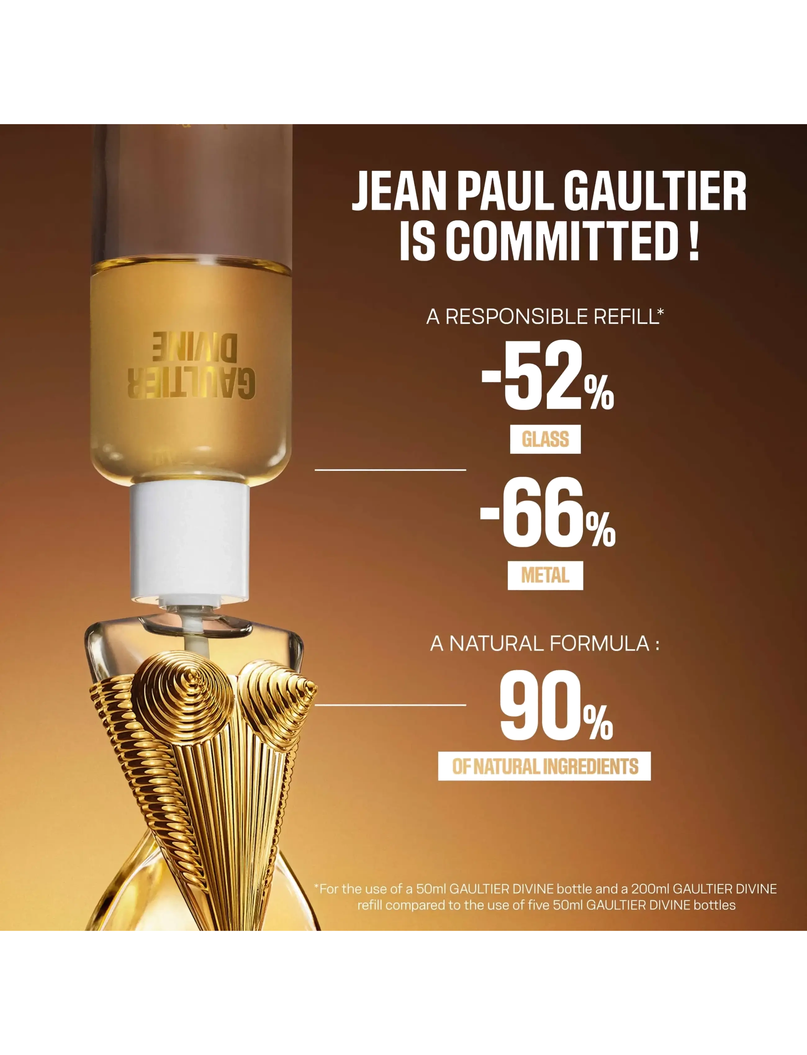 Jean Paul Gaultier - JEAN PAUL GAULTIER DIVINE EAU DE PARFUM REFILL BOTTLE - bliv klar til date night - clear - 4