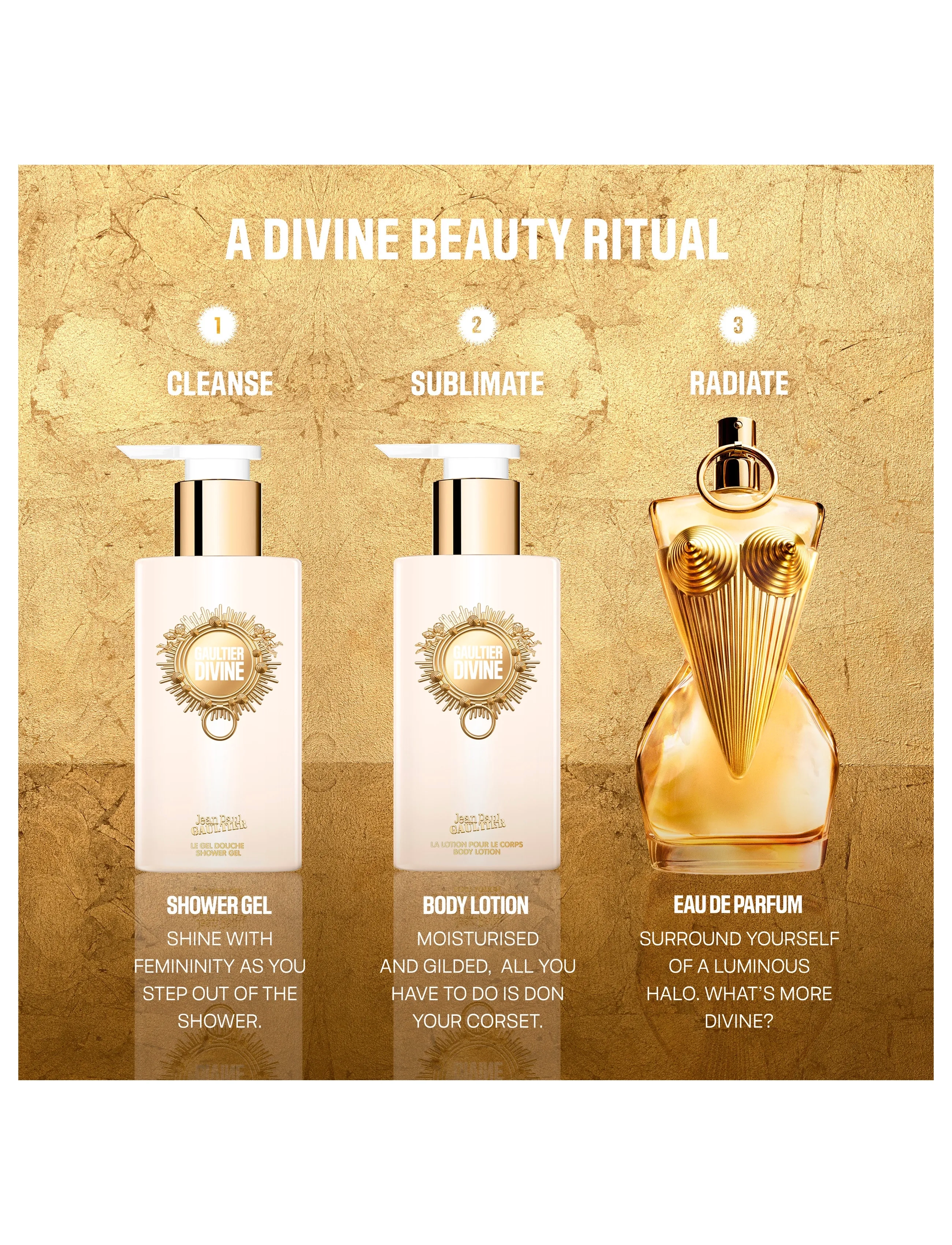 Jean Paul Gaultier - JEAN PAUL GAULTIER DIVINE BODY LOTION - húðmjólk og krem - no color - 3