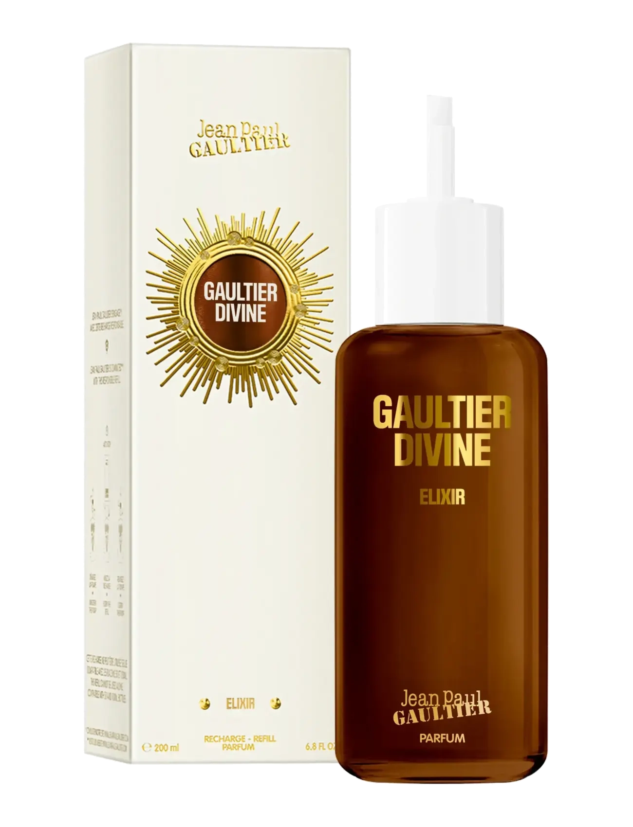Jean Paul Gaultier - Gaultier Divine Elixir Parfum Refill 200 ml - parfymer - clear - 2