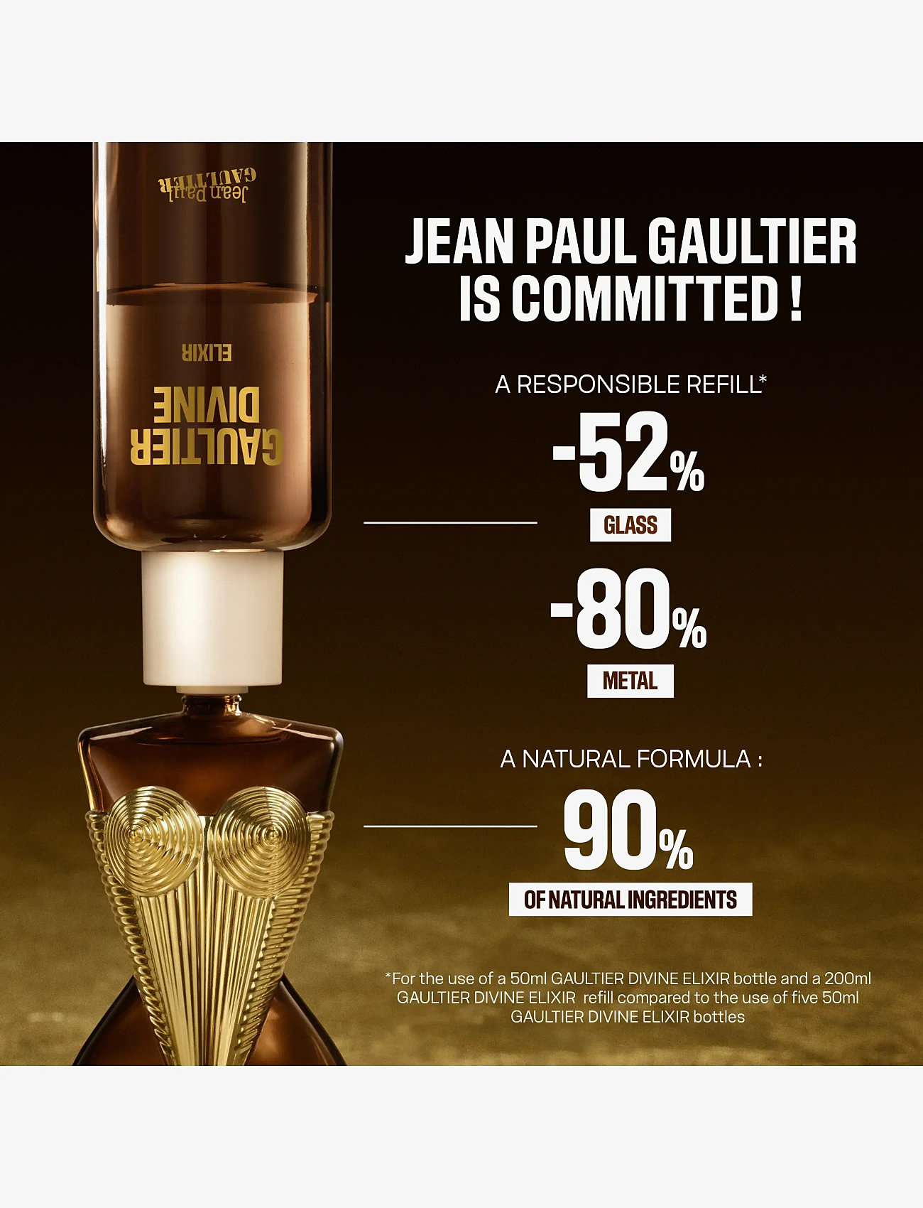 Jean Paul Gaultier - Gaultier Divine Elixir Parfum Refill 200 ml - parfym - clear - 4