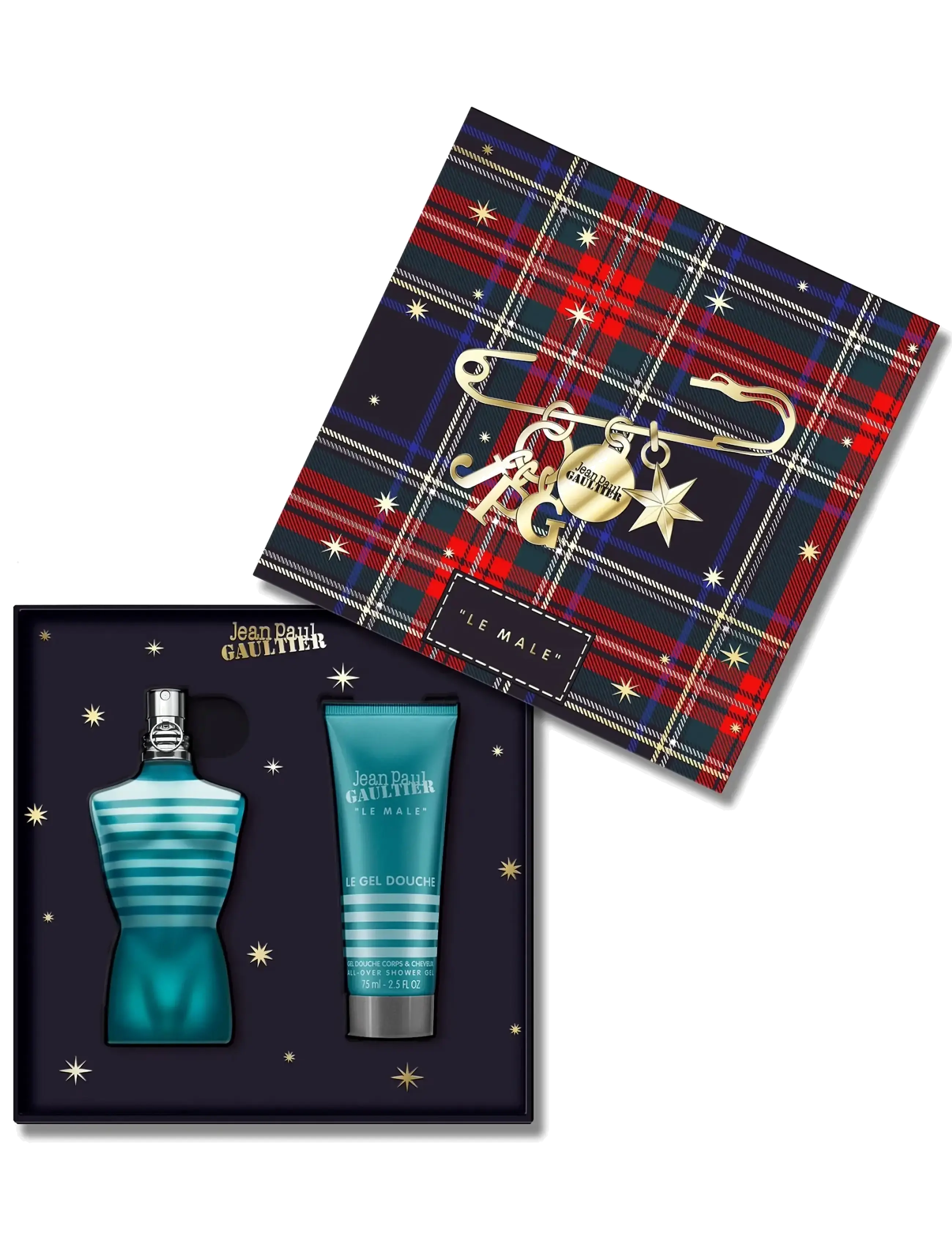 Jean Paul Gaultier - Set Le Male Eau de Toilette 75 ml + All-Over Shower Gel 75 ml - clear - 1