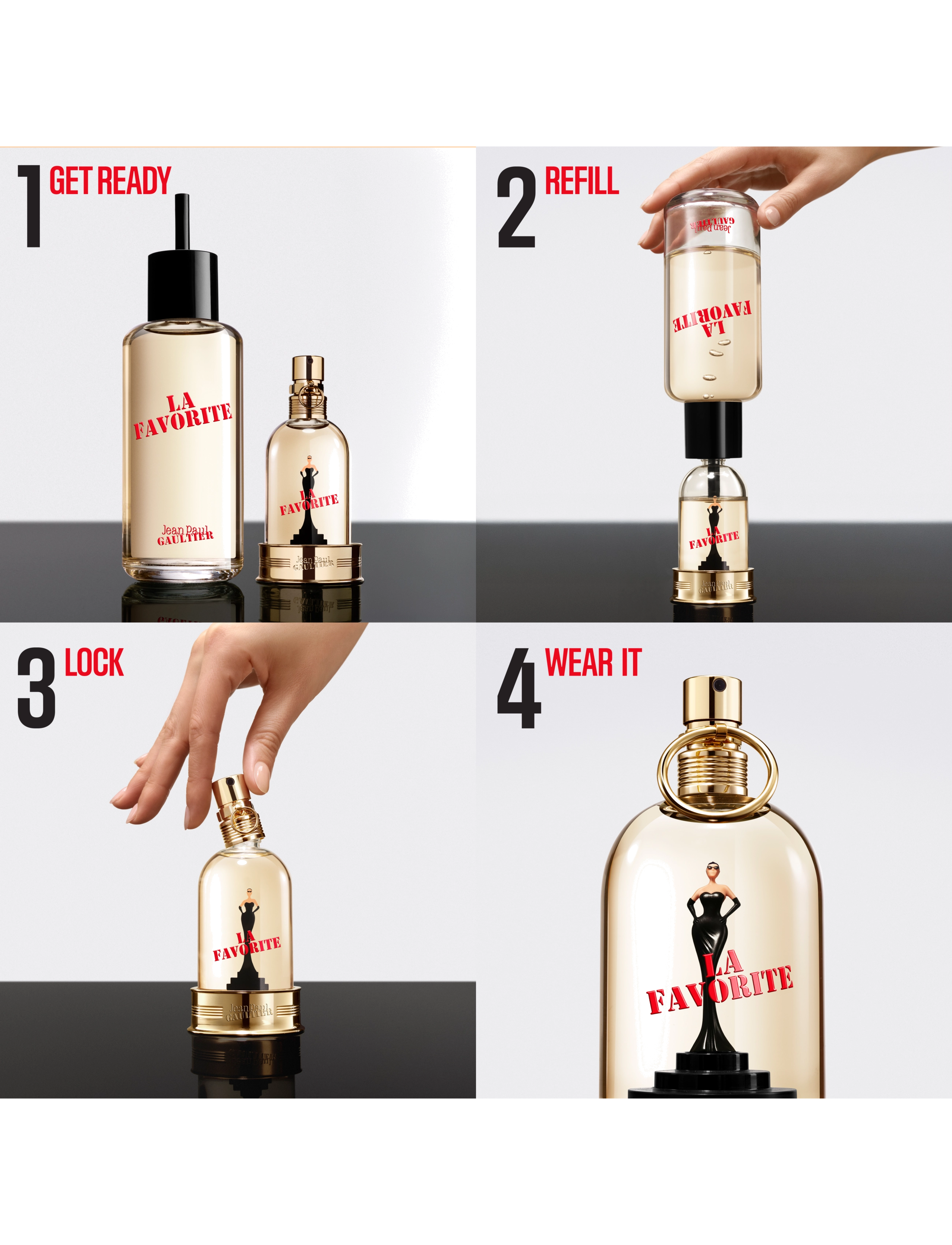 Jean Paul Gaultier - La Favorite Eau de Parfum - bliv klar til date night - clear - 4