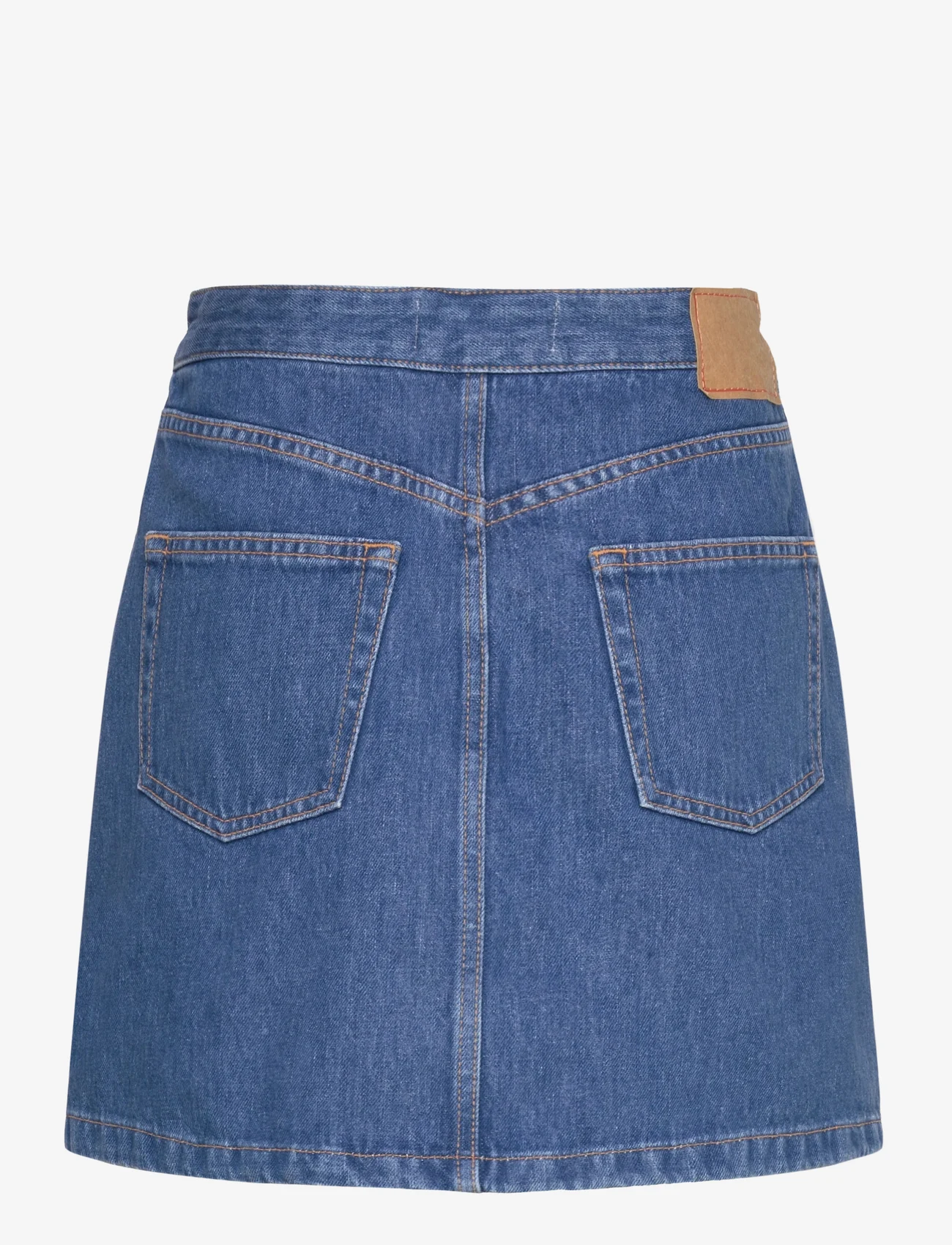 Jeanerica - Andrea - short skirts - mid blue - 1