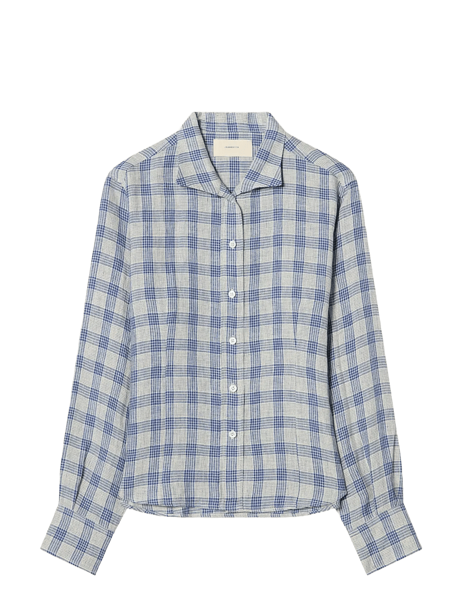 Jeanerica - Vera - långärmade skjortor - blue white check - 1