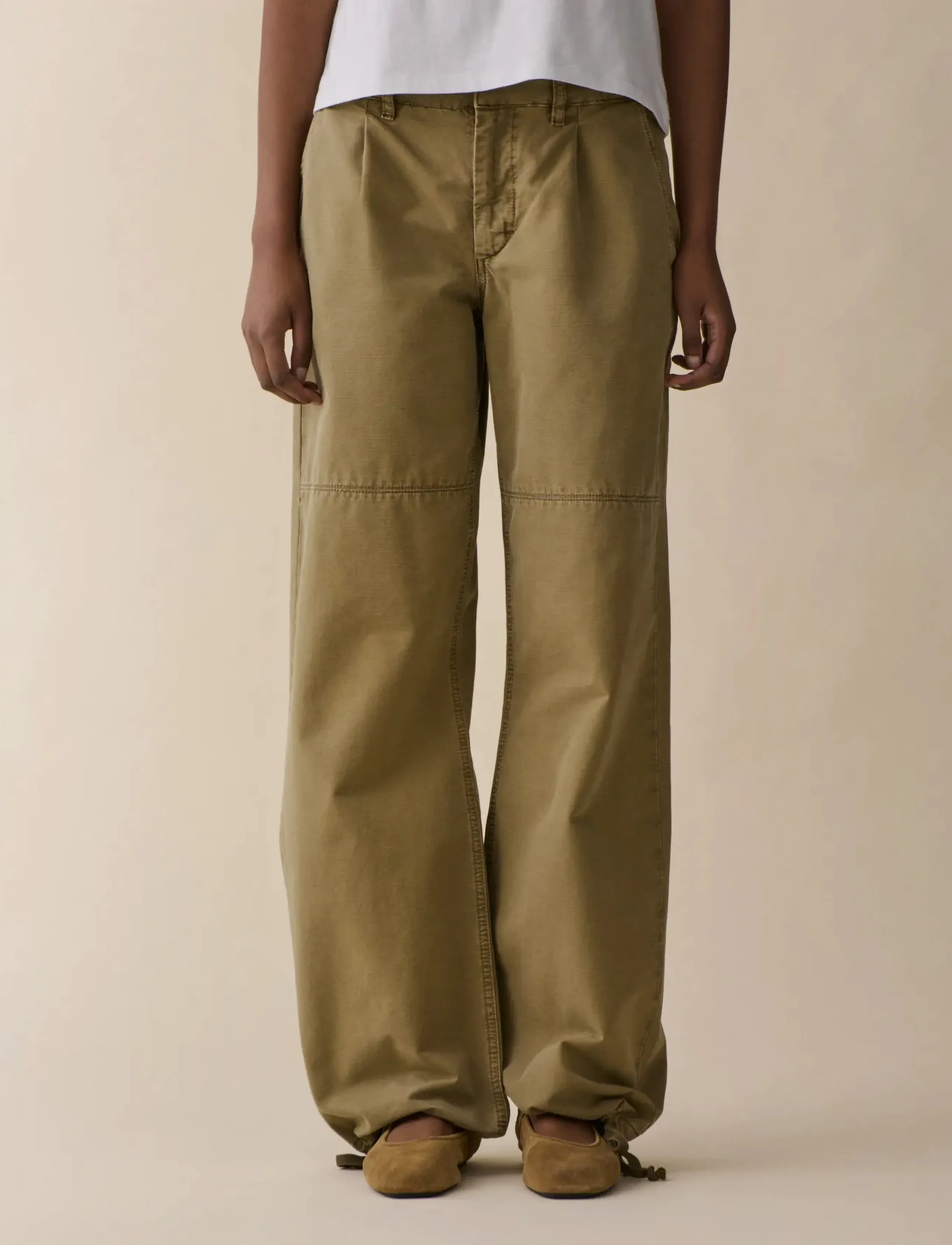 Jeanerica Mina - Neuheiten - KHAKI BEIGE PLIÉ / beige