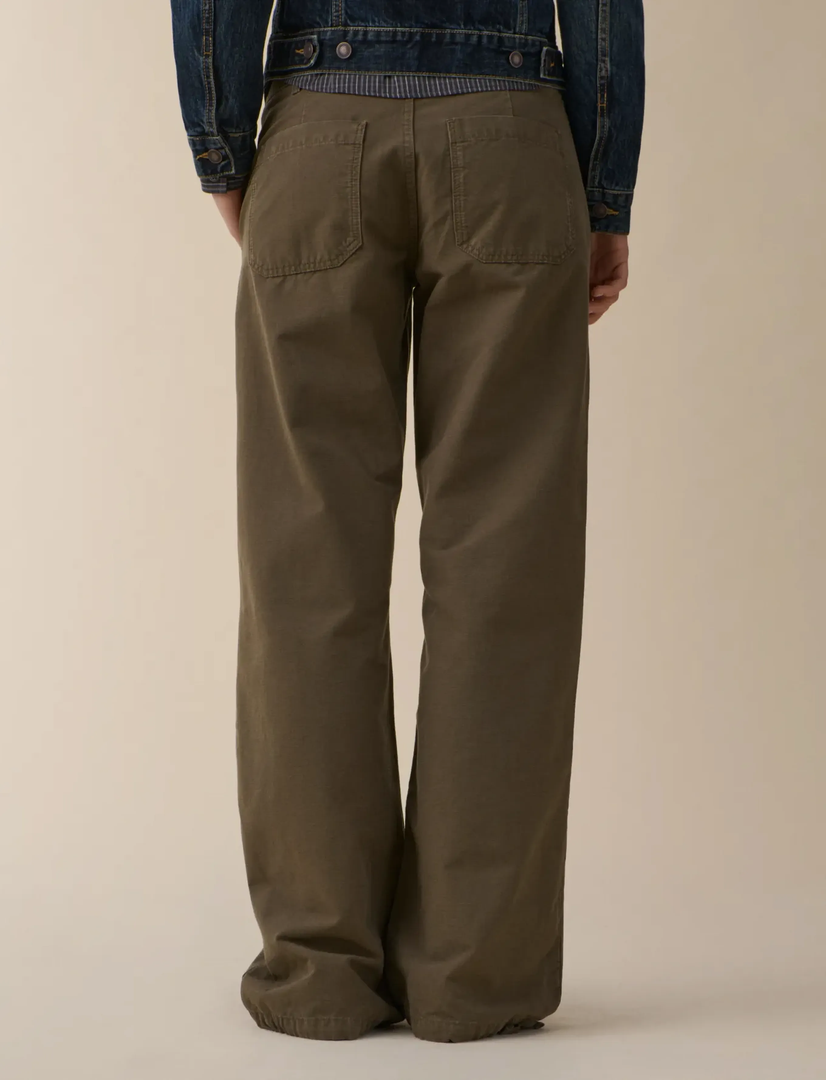 Jeanerica - Mina - barrel-püksid - khaki green - 3