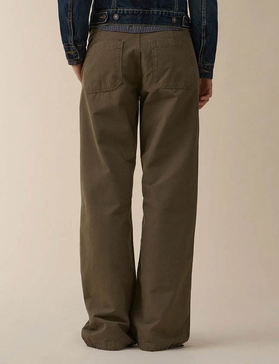 Jeanerica - Mina - barrel-püksid - khaki green - 3