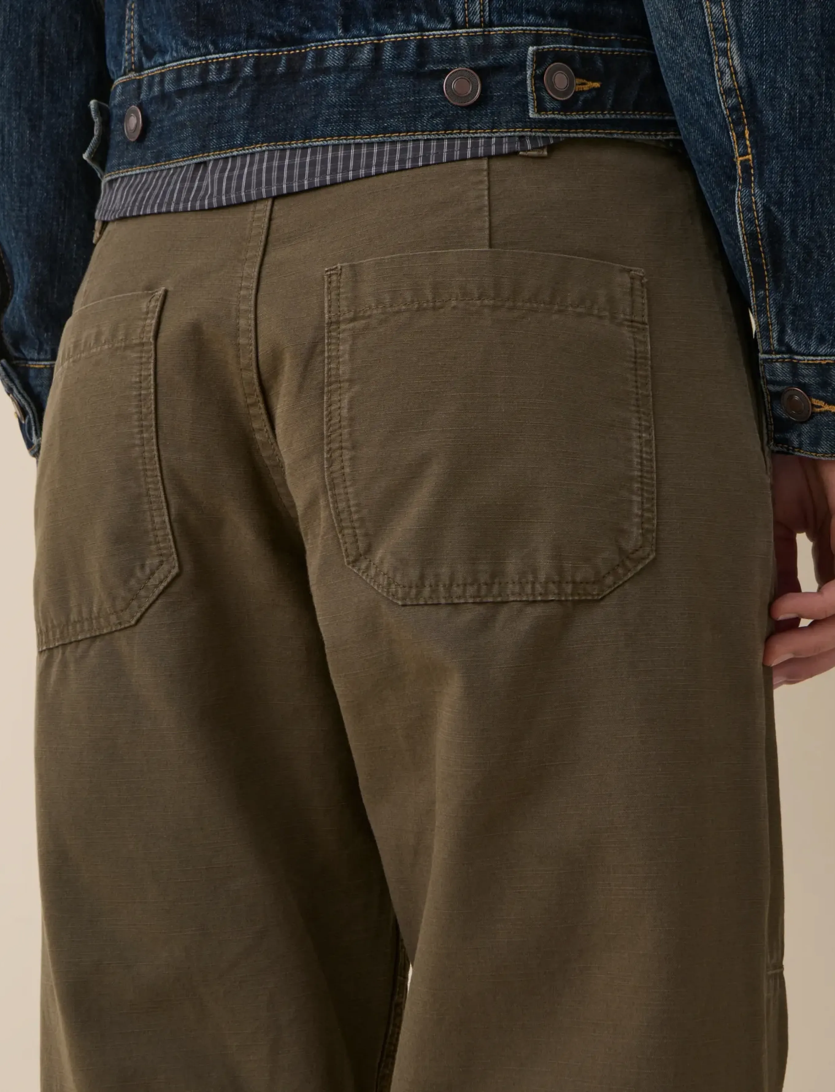 Jeanerica - Mina - barrel-püksid - khaki green - 4