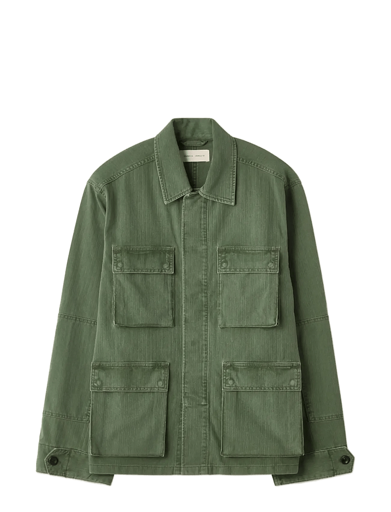 Jeanerica - Lucy - frühlingsjacken - chevron green - 1