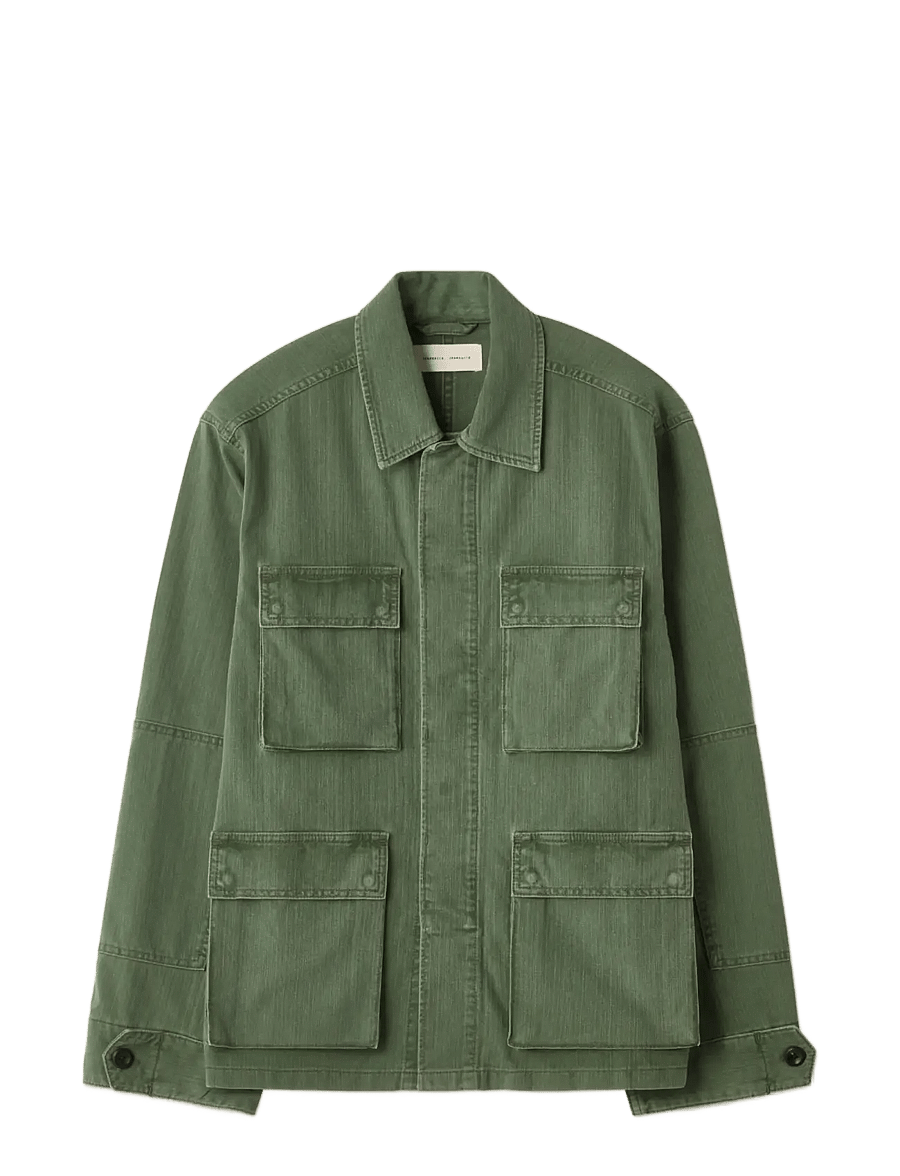 Jeanerica - Lucy - frühlingsjacken - chevron green - 1