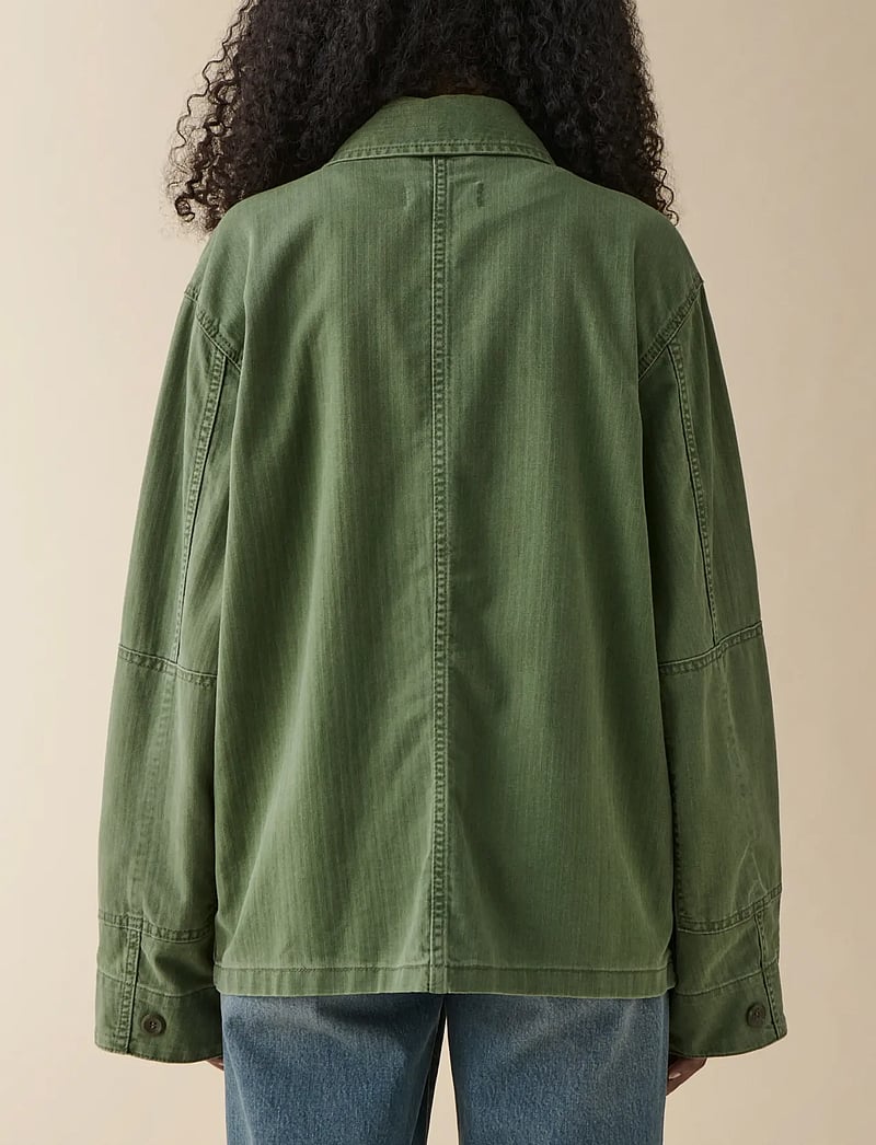 Jeanerica - Lucy - frühlingsjacken - chevron green - 4