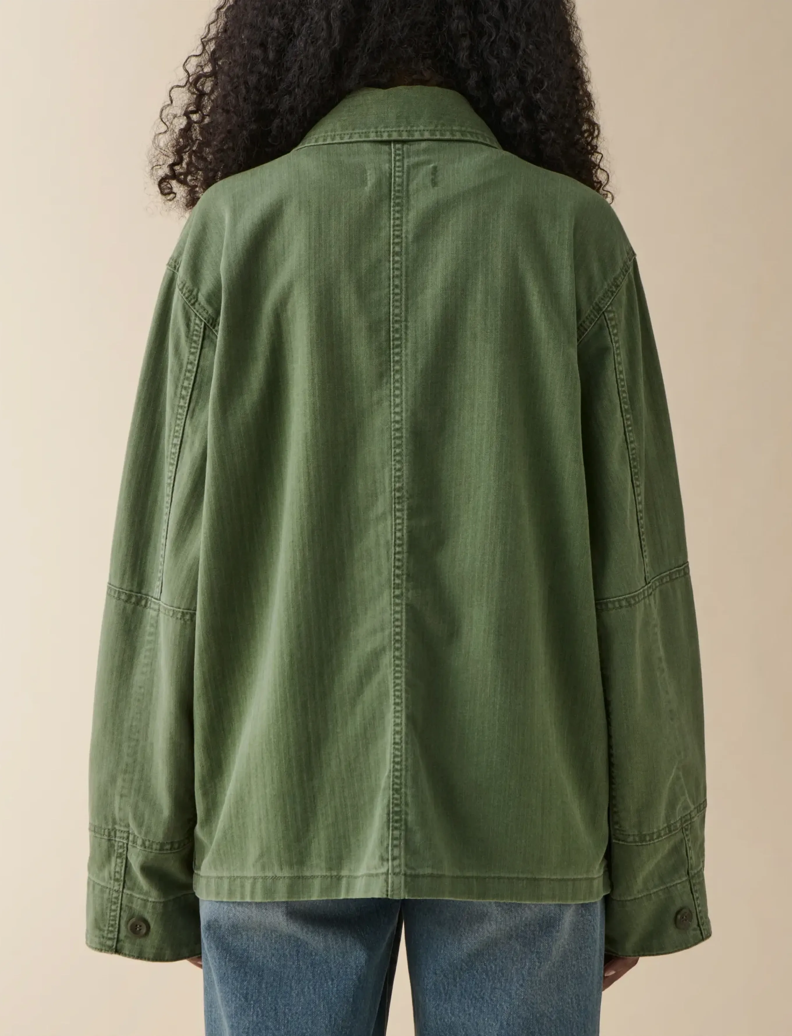 Jeanerica - Lucy - vårjackor - chevron green - 4