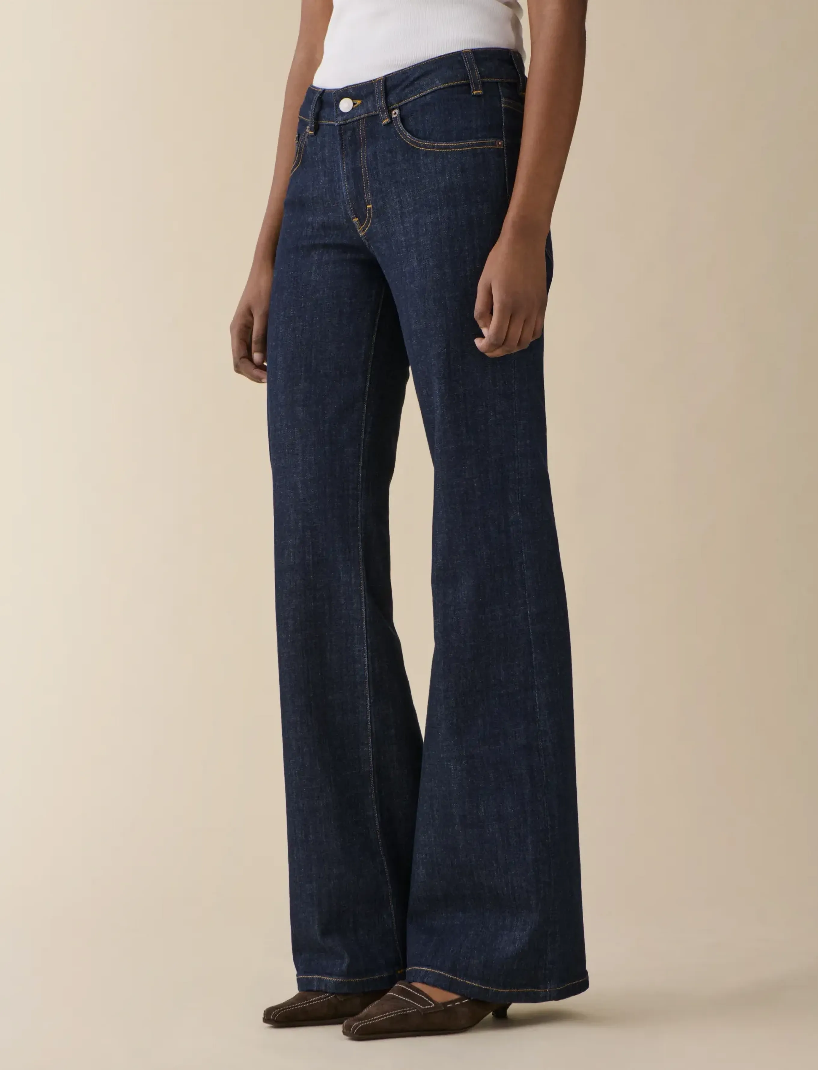 Jeanerica - San Babila - flared jeans - blue rinse - 3
