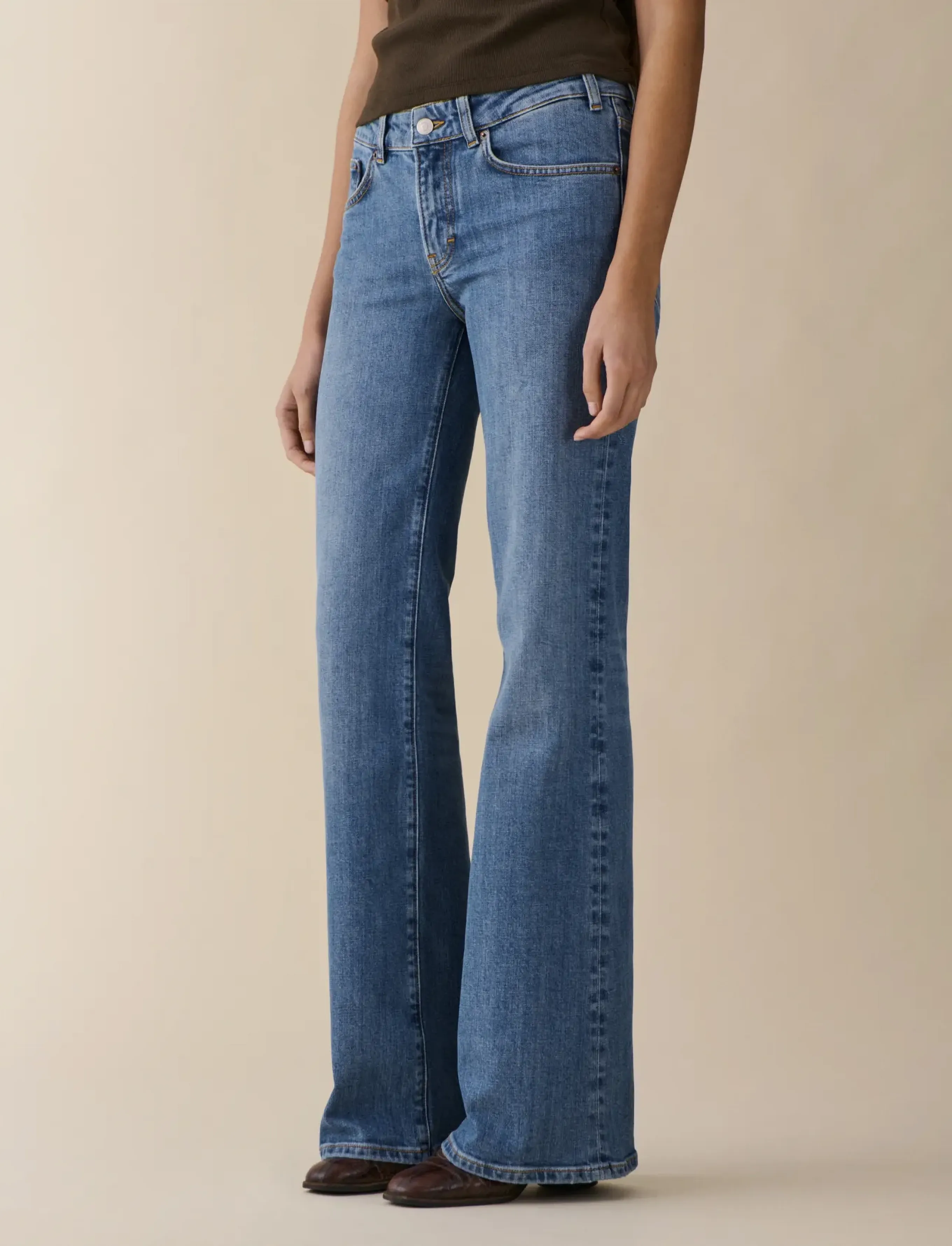 Jeanerica - San Babila - flared jeans - light classic vintage - 3