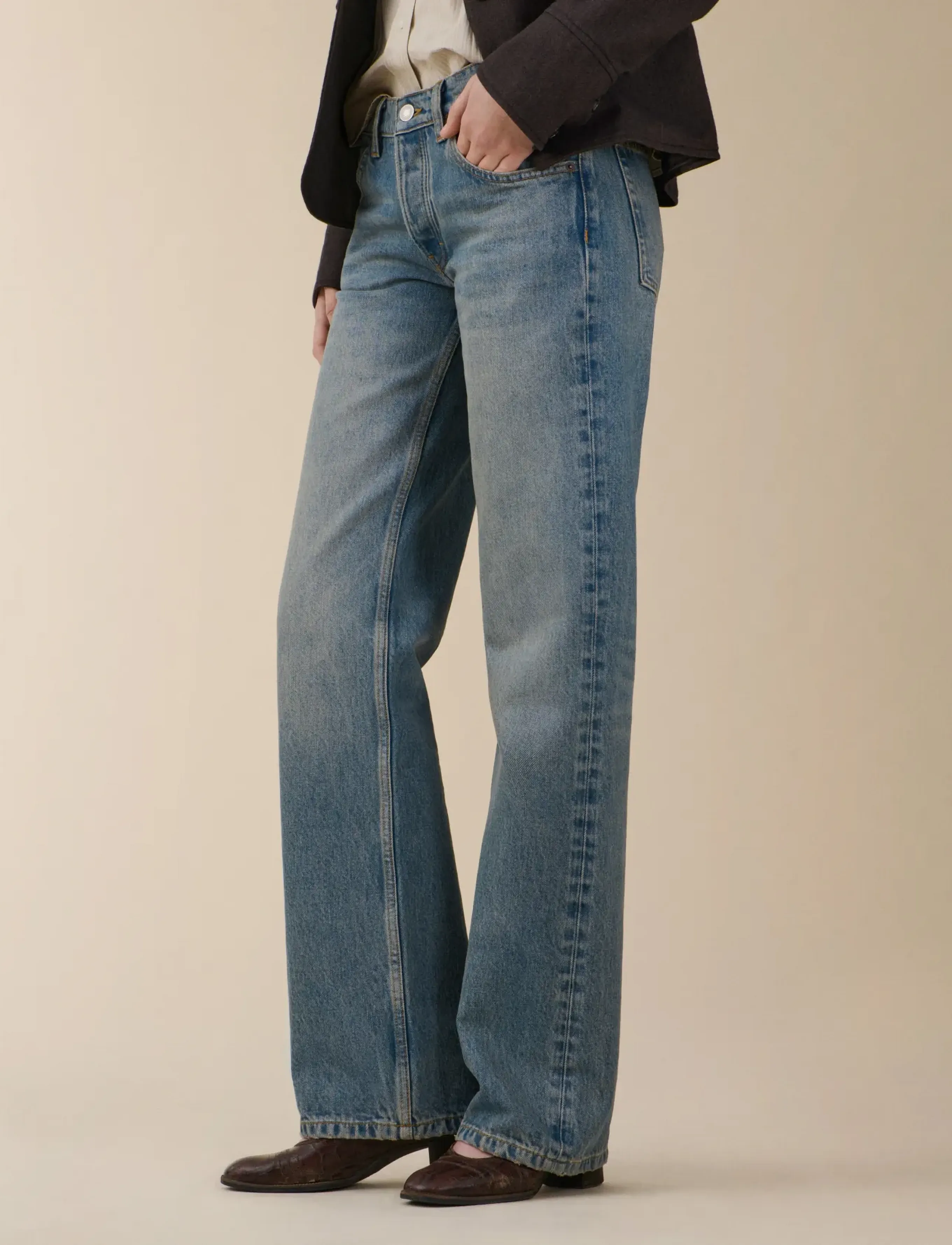 Jeanerica - Kyoto Droit - straight jeans - 1990 light vintage - 3