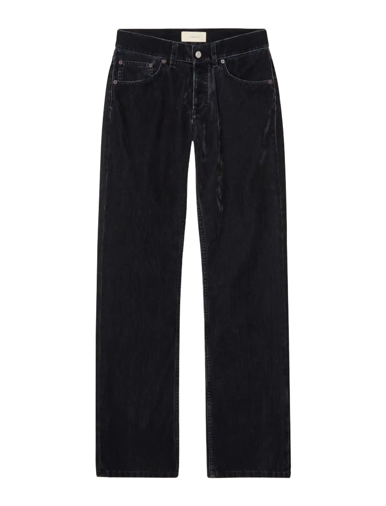 BLUE GREY FLOCK CORDUROY