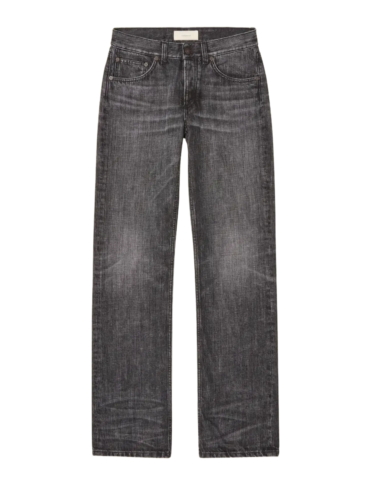 Jeanerica - Kyoto Droit - raka jeans - black righe - 1