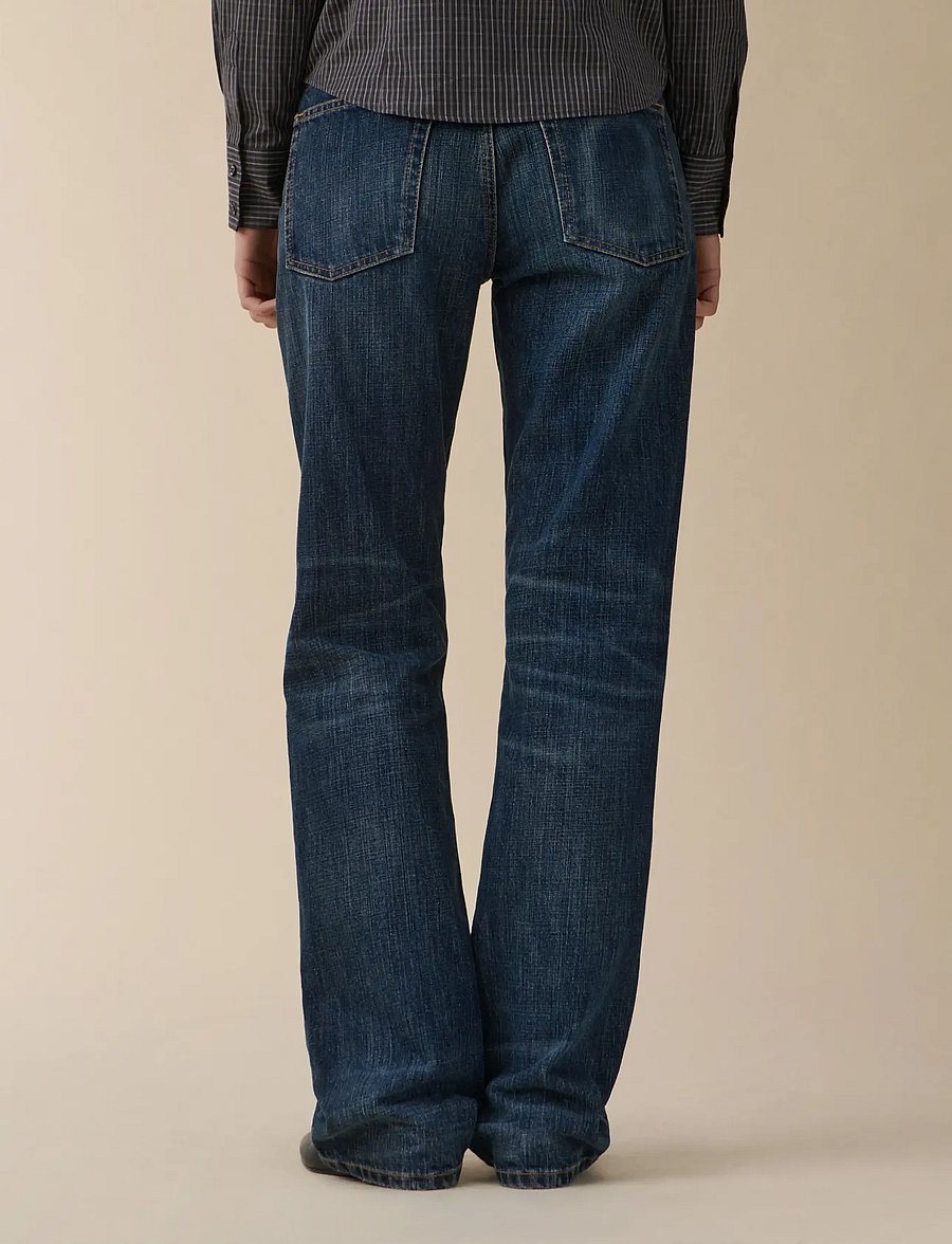 Jeanerica - Kyoto Droit - gerade jeans - dark blue righe - 3