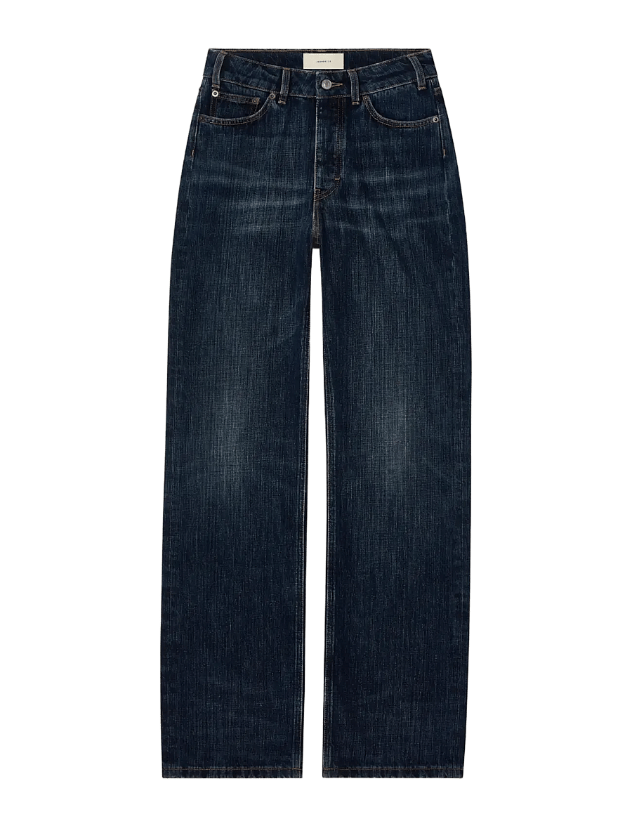 Jeanerica - Virgo - straight jeans - dark blue righe - 1