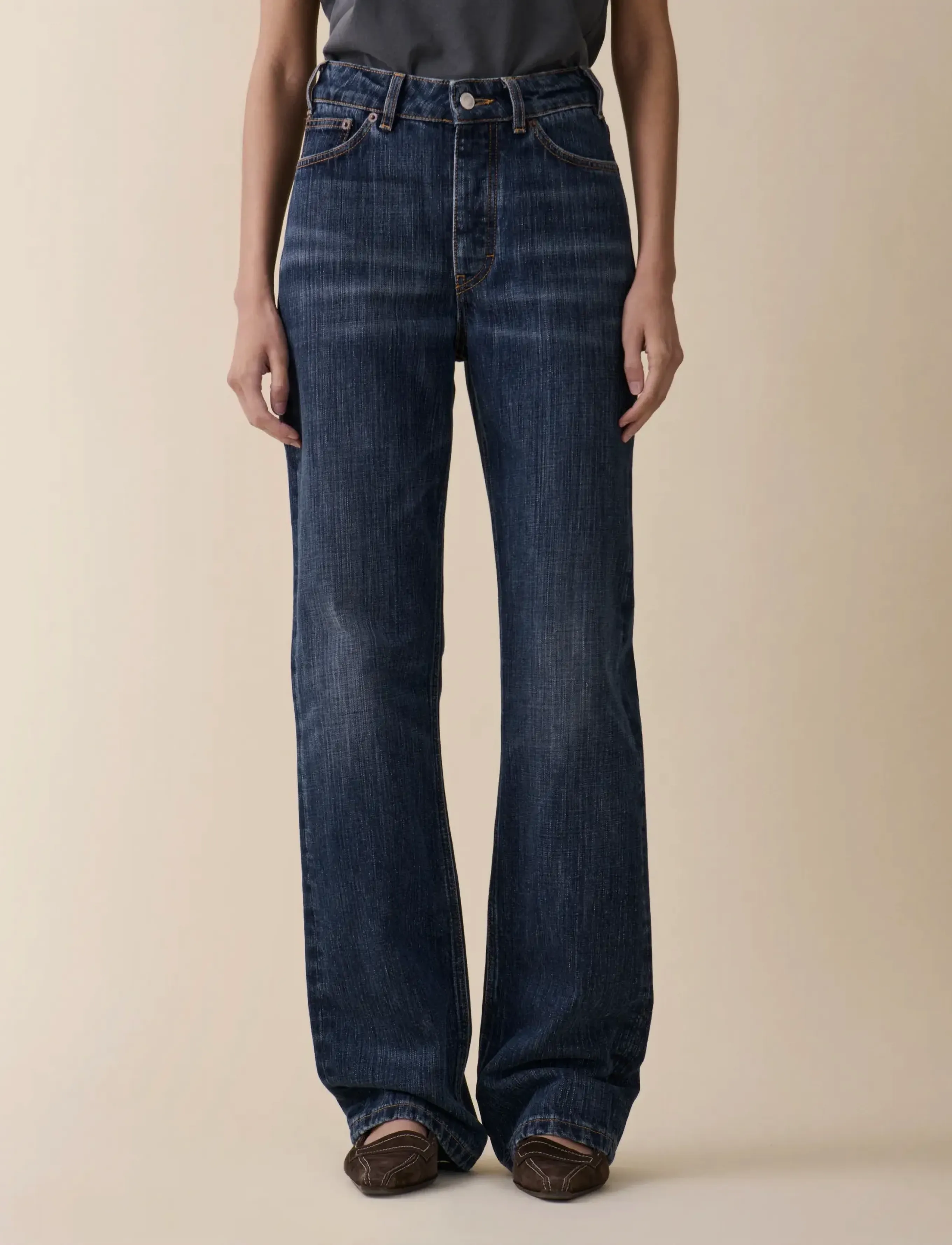 Jeanerica Virgo, 28 x 32, Jeans, Marineblau - Straight-regular, Frauen