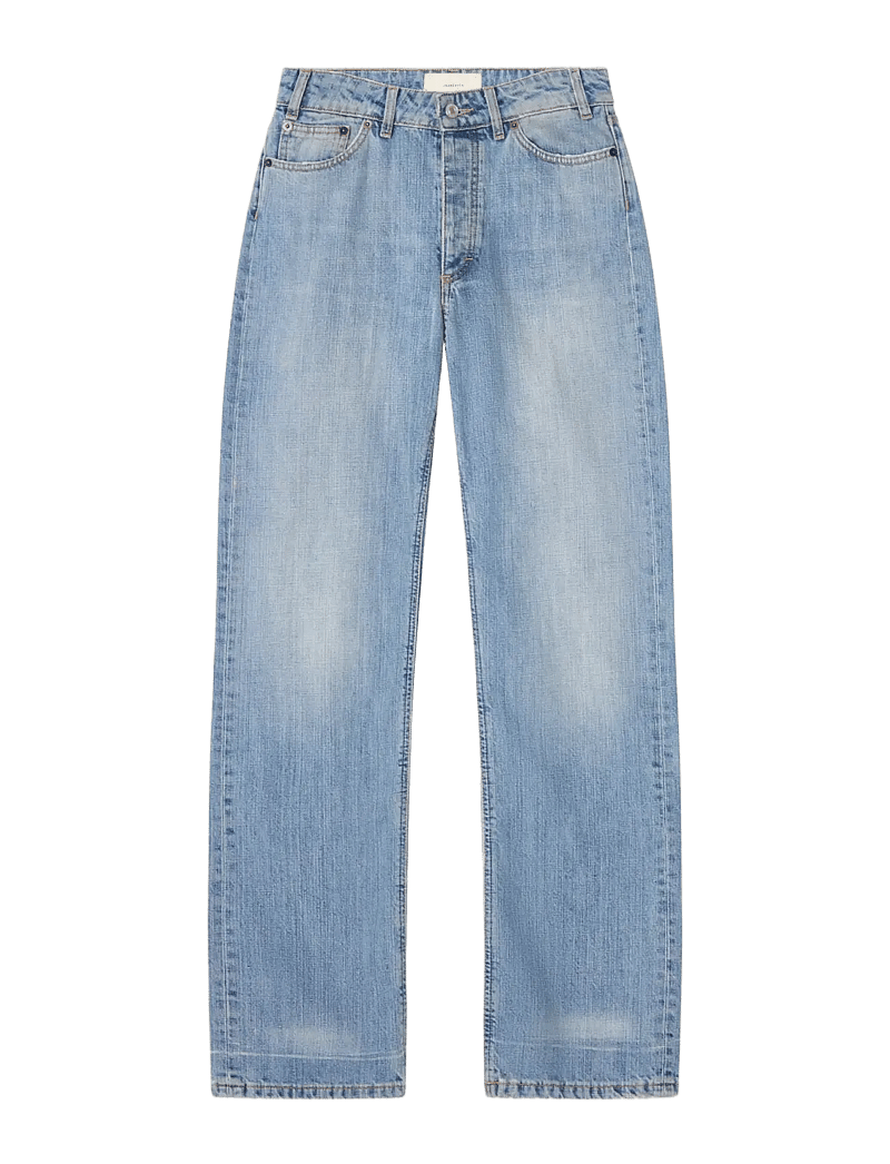 Jeanerica - Virgo - boyfriend jeans - light blue righe - 1