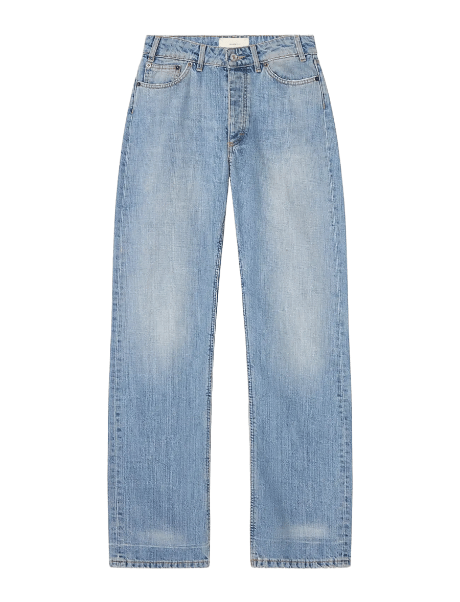 Jeanerica - Virgo - straight jeans - light blue righe - 1