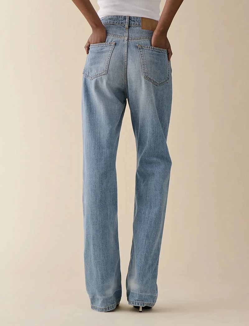 Jeanerica - Virgo - boyfriend jeans - light blue righe - 3