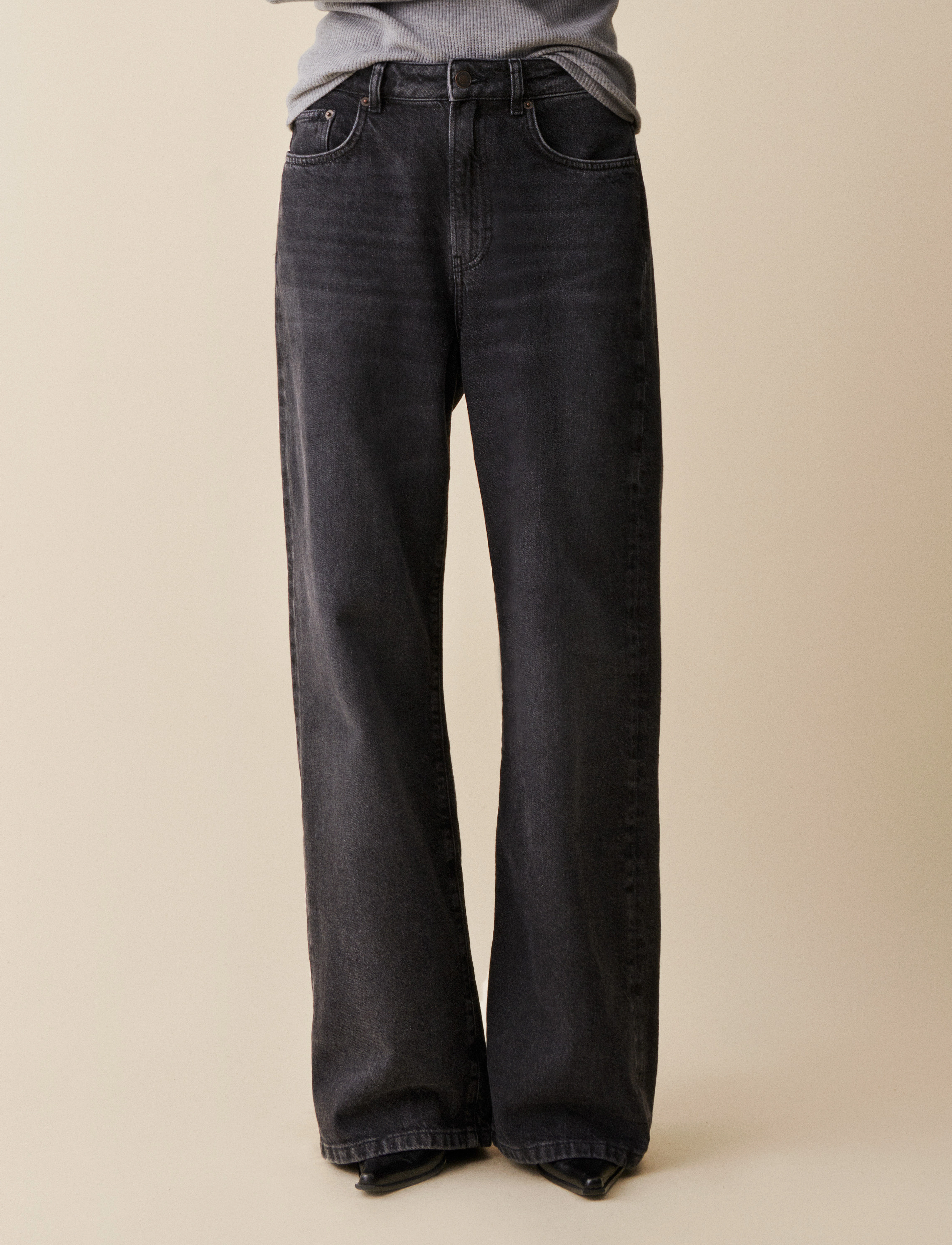 Jeanerica - Belem - jeans - black vintage 62 - 0