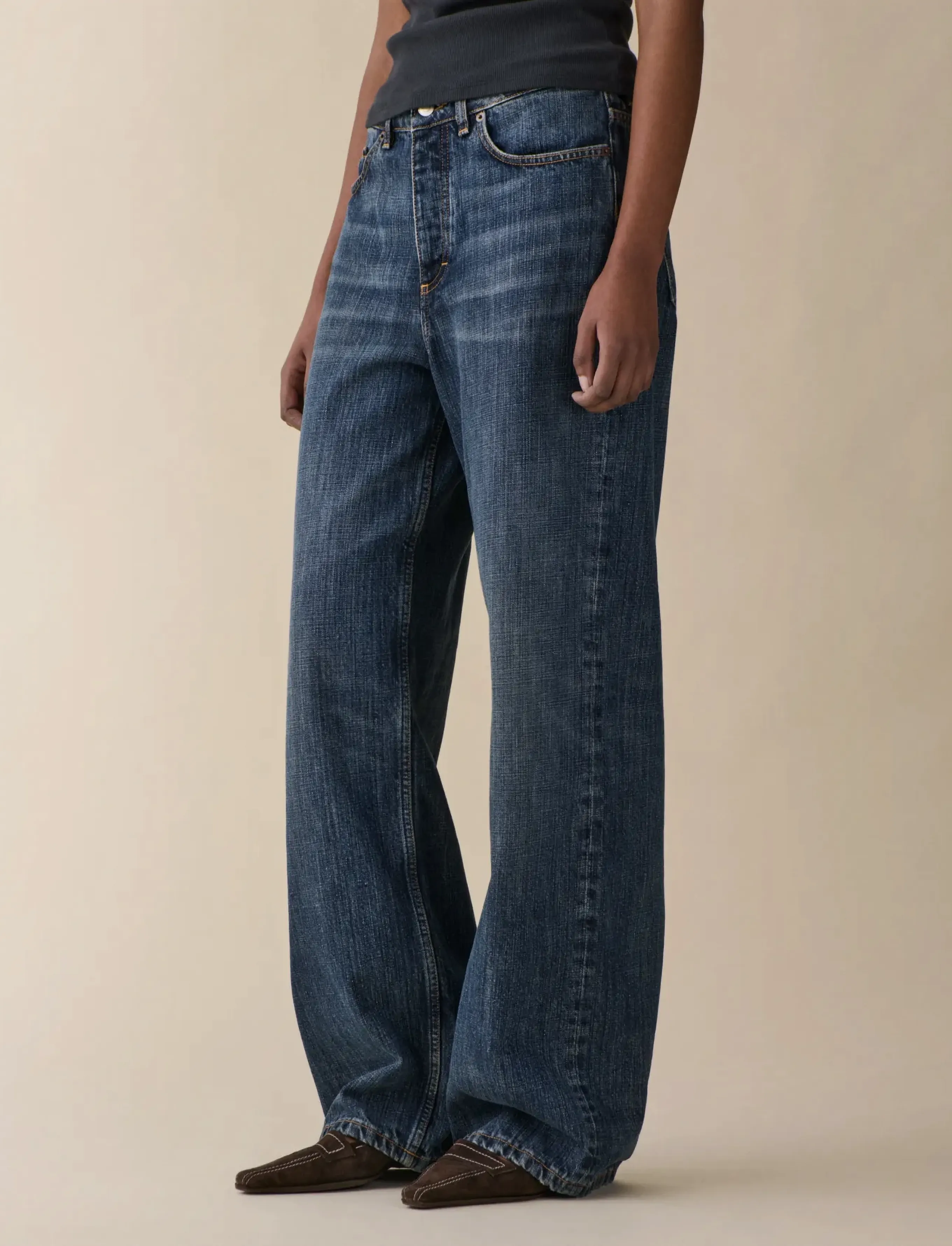 Jeanerica - Belem - jeans - dark blue righe - 3