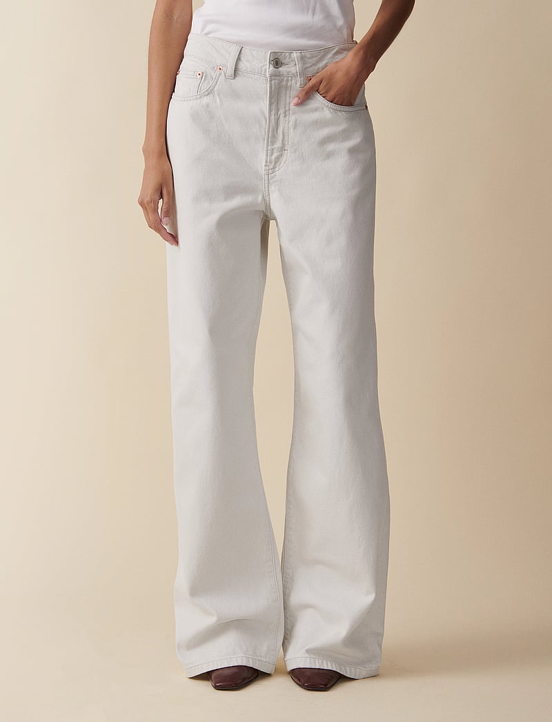 Jeanerica - Belem - džinsa bikses ar platām starām - putty - 0