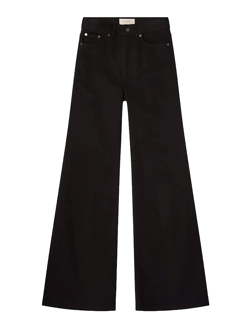 Jeanerica - Fuji - utsvängda jeans - rinse stay black - 1