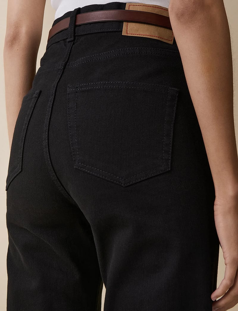 Jeanerica - Fuji - utsvängda jeans - rinse stay black - 4