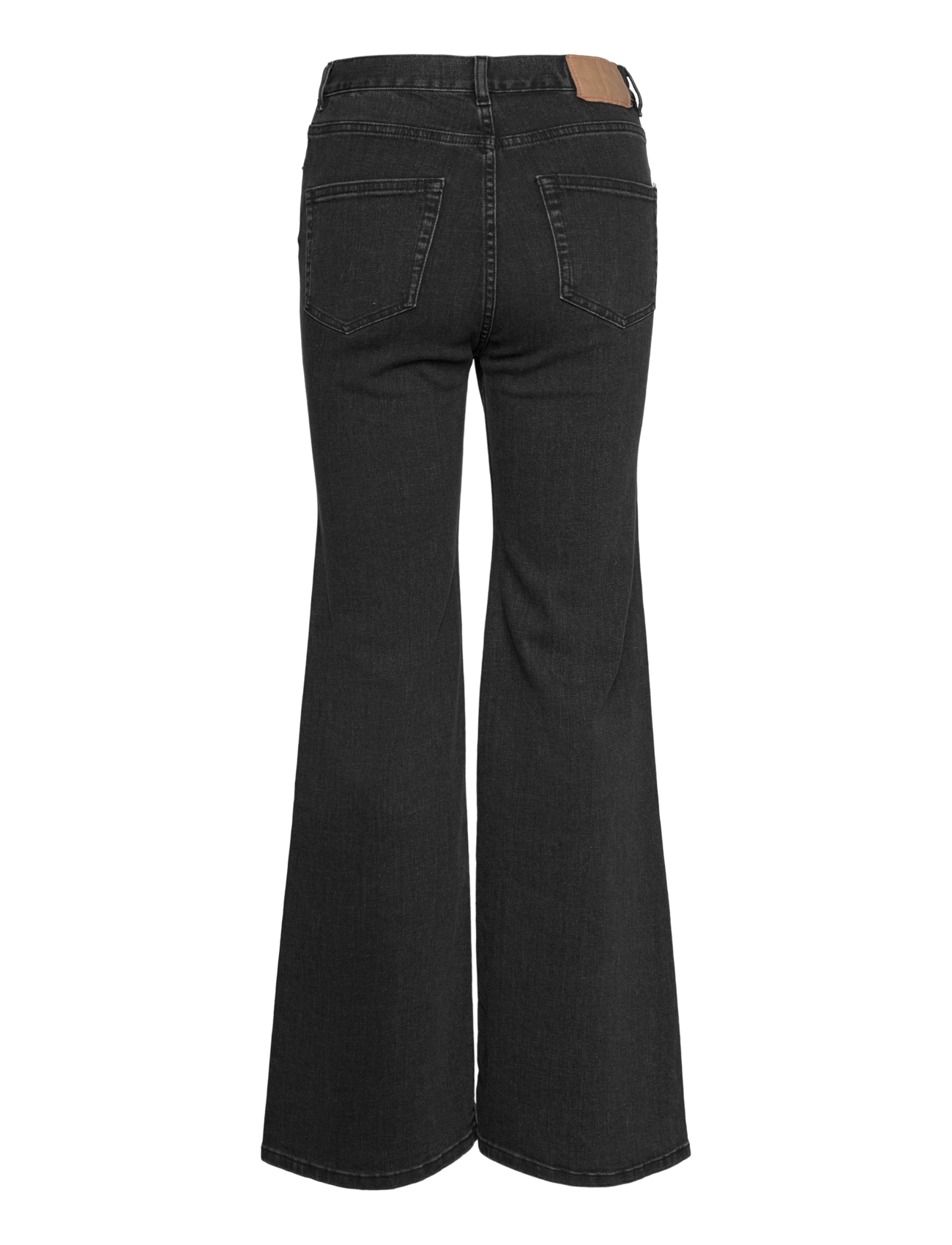 Jeanerica - Fuji - utsvängda jeans - used black - 2