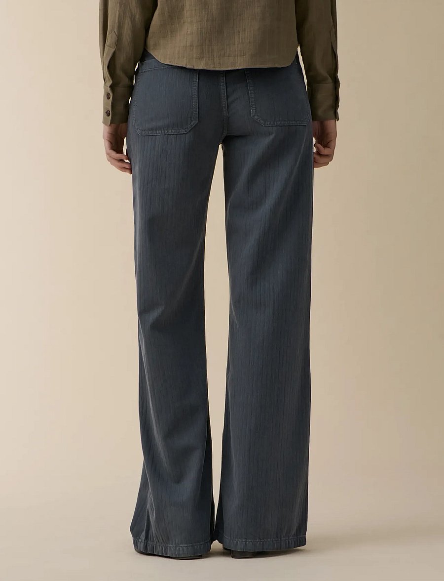 Jeanerica - Guell - teksad - chevron anthracite - 2