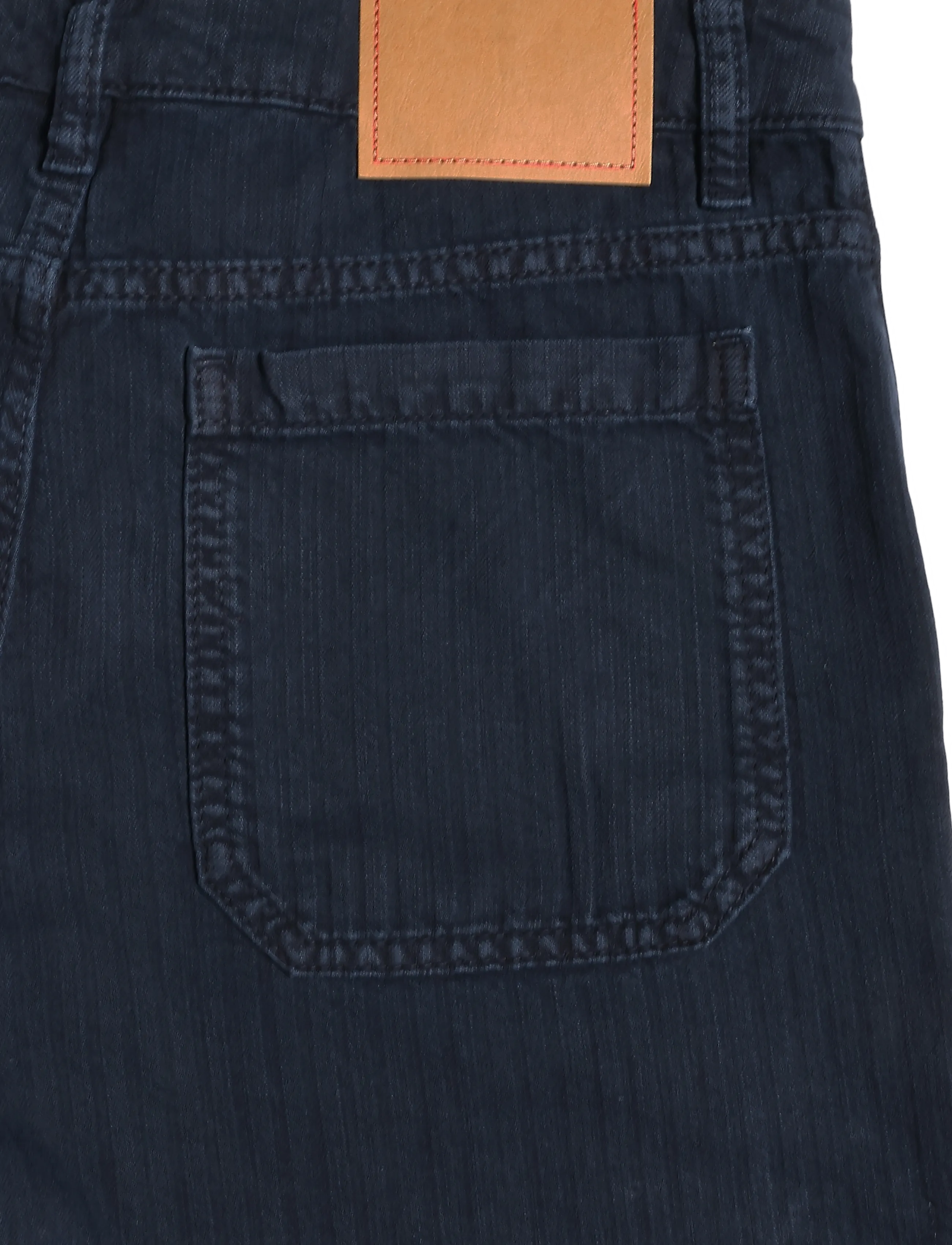 Jeanerica - Guell - teksad - chevron blue black - 2