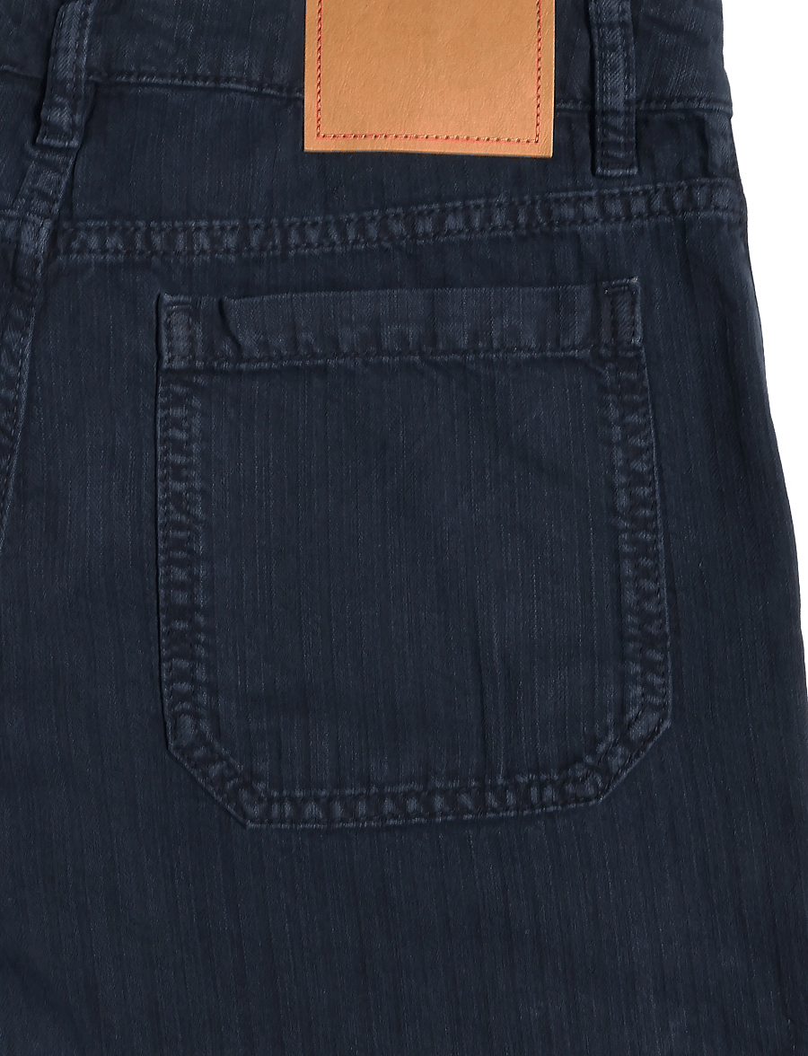 Jeanerica - Guell - teksad - chevron blue black - 2